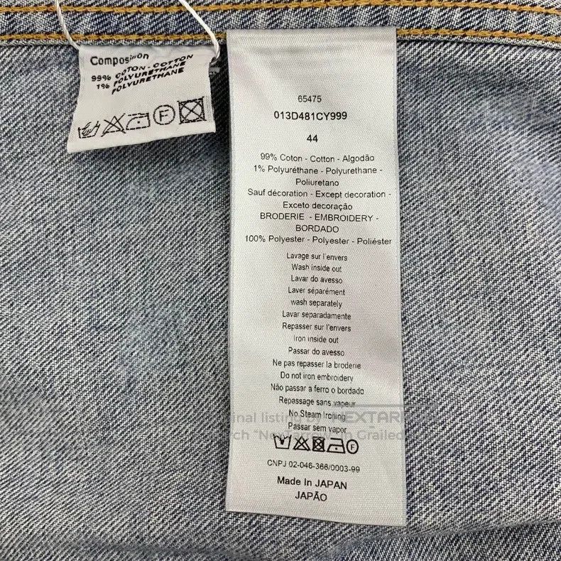 Dior Dior Co-branded blue logo embroidered ink splash design wa Size US S / EU 44-46 / 1 - 7 Thumbnail