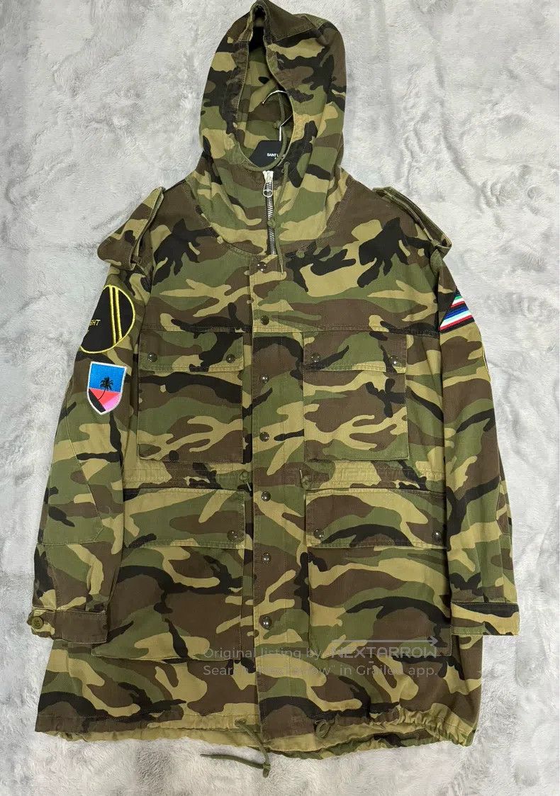 Saint Laurent Paris Saint Laurent Paris Big Rocket Camo Windbreaker Size US S / EU 44-46 / 1 - 2 Thumbnail