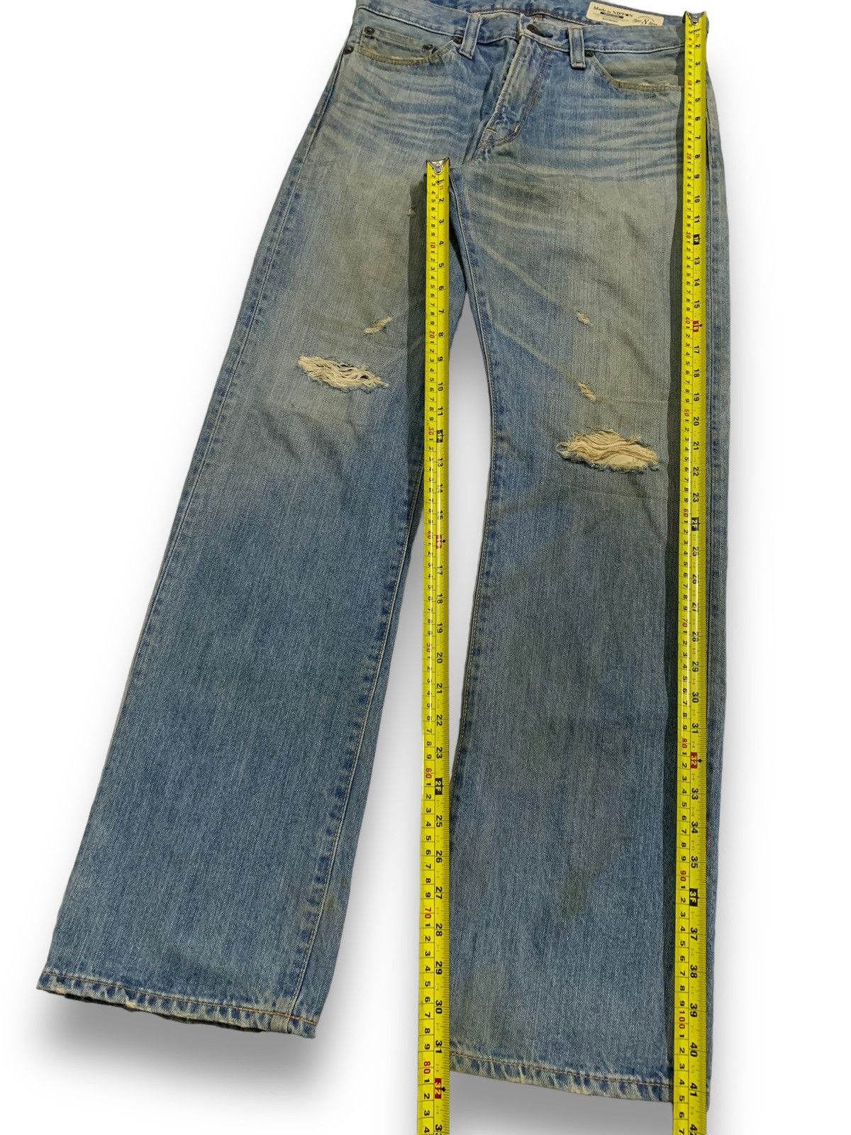 Vintage Japanese Brand Mud Wash Distressed Grunge Jeans