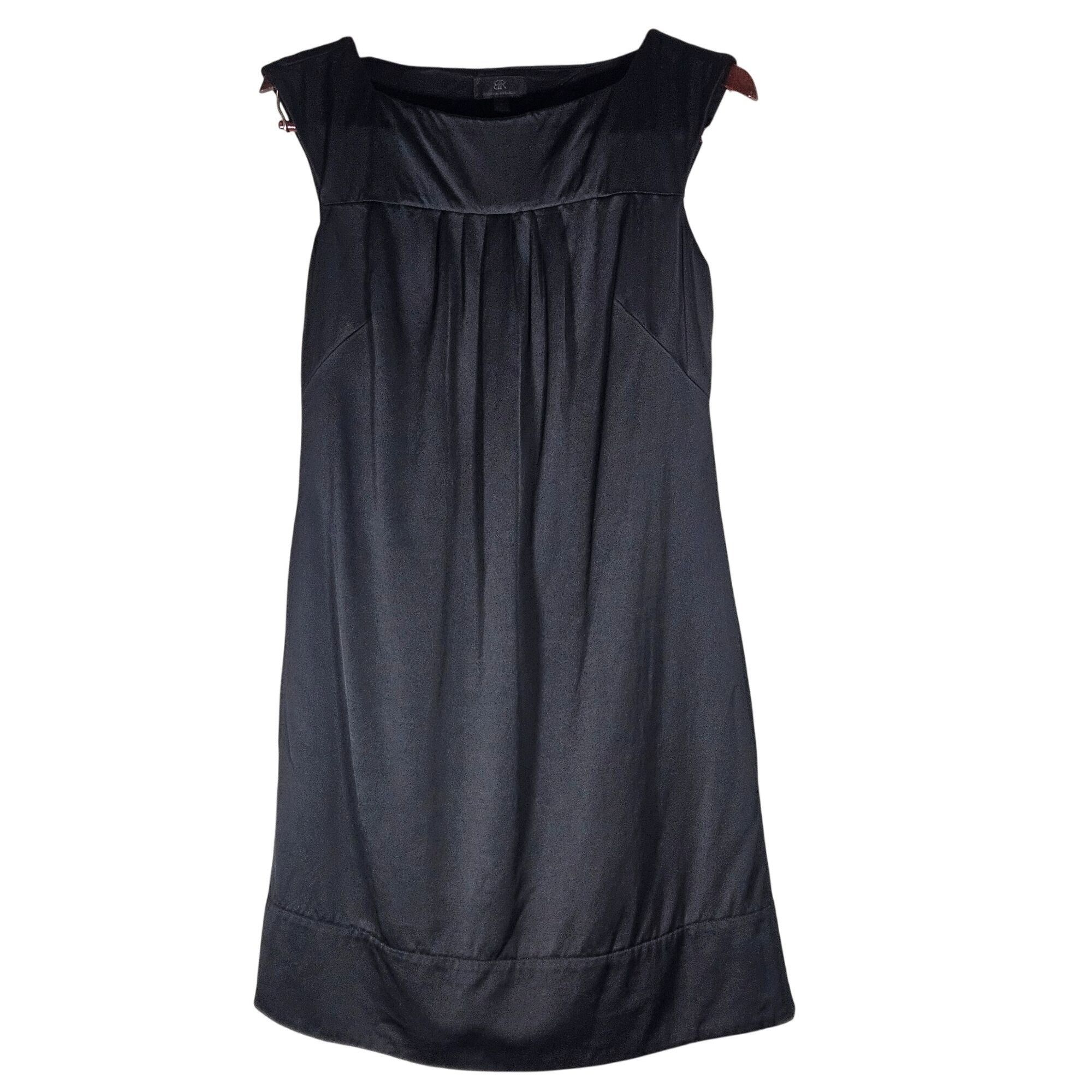 Banana Republic VTG Banana Republic Black 8 Mini Dress Viscose Wool Blend LB Size M / US 6-8 / IT 42-44 - 2 Thumbnail