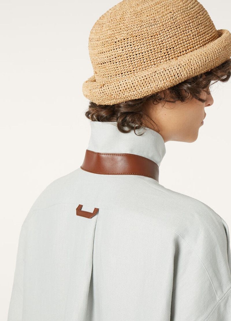 Loro Piana o1srvl11e0526 FAP0334 Anastasia Midi Dress in Light Blue Size L / US 10 / IT 46 - 3 Thumbnail