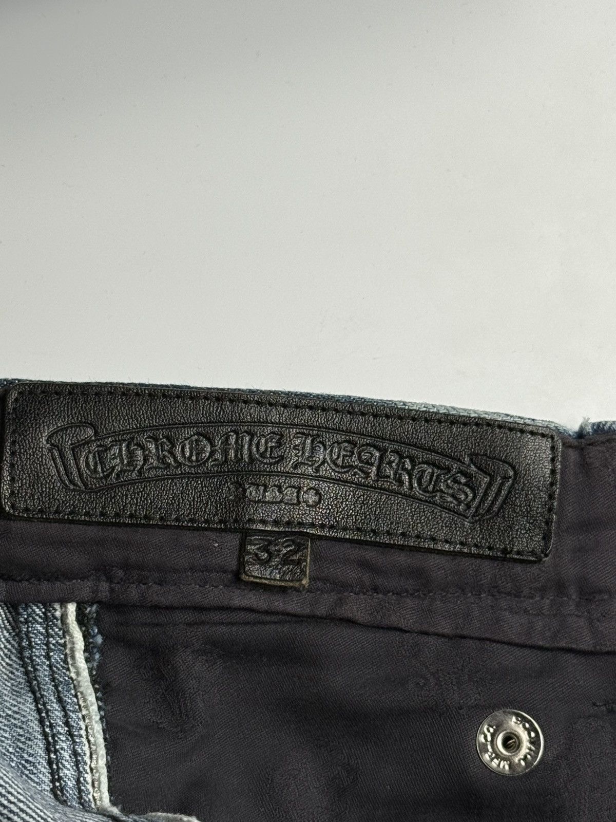 Chrome Hearts Chrome Hearts Black Cross Patch Blue Carpenter Jeans Size US 32 / EU 48 - 16 Thumbnail