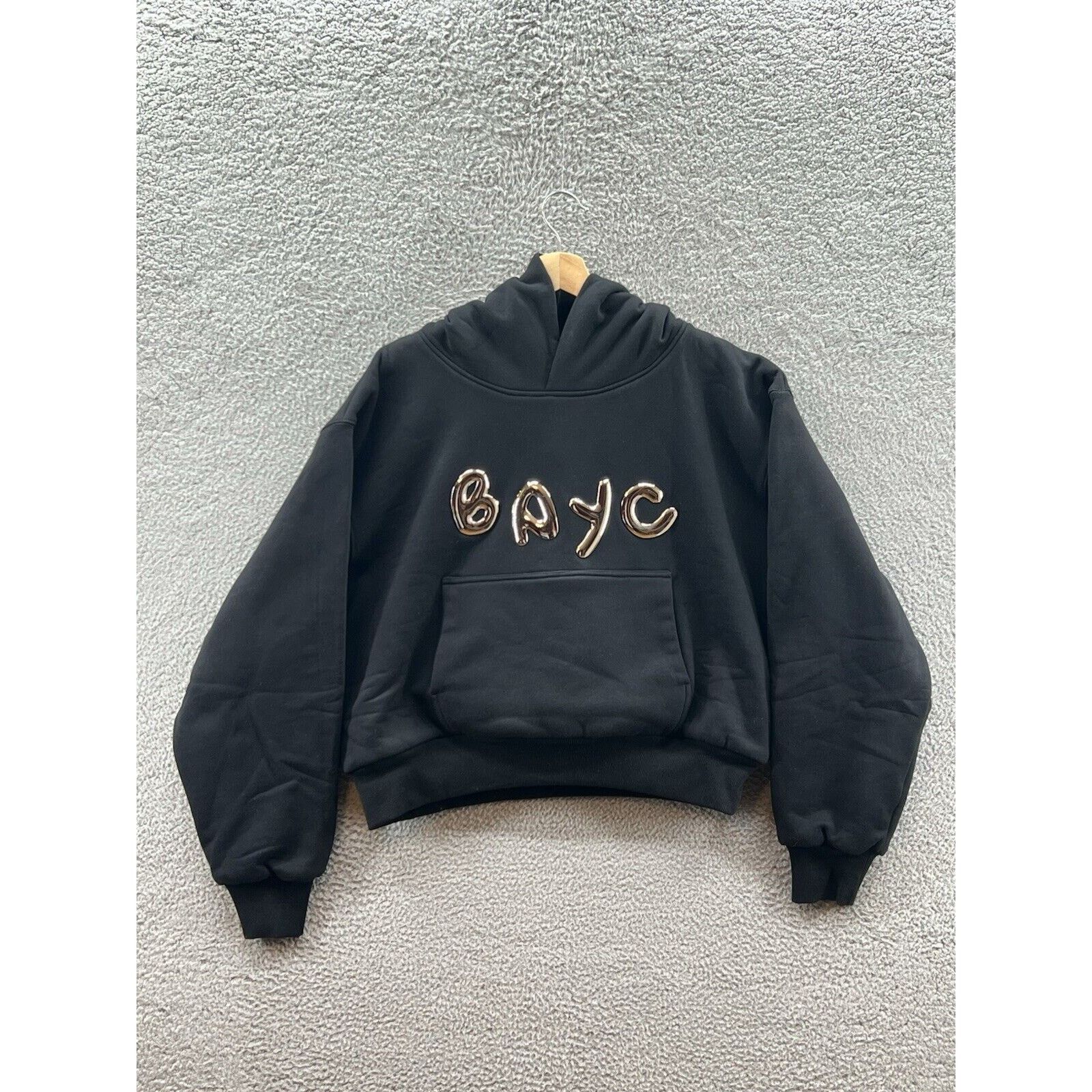 Other Bored Ape Yacht Club BAYC Chrome Double Faced Black Hoodie Size M / US 6-8 / IT 42-44 - 1 Thumbnail