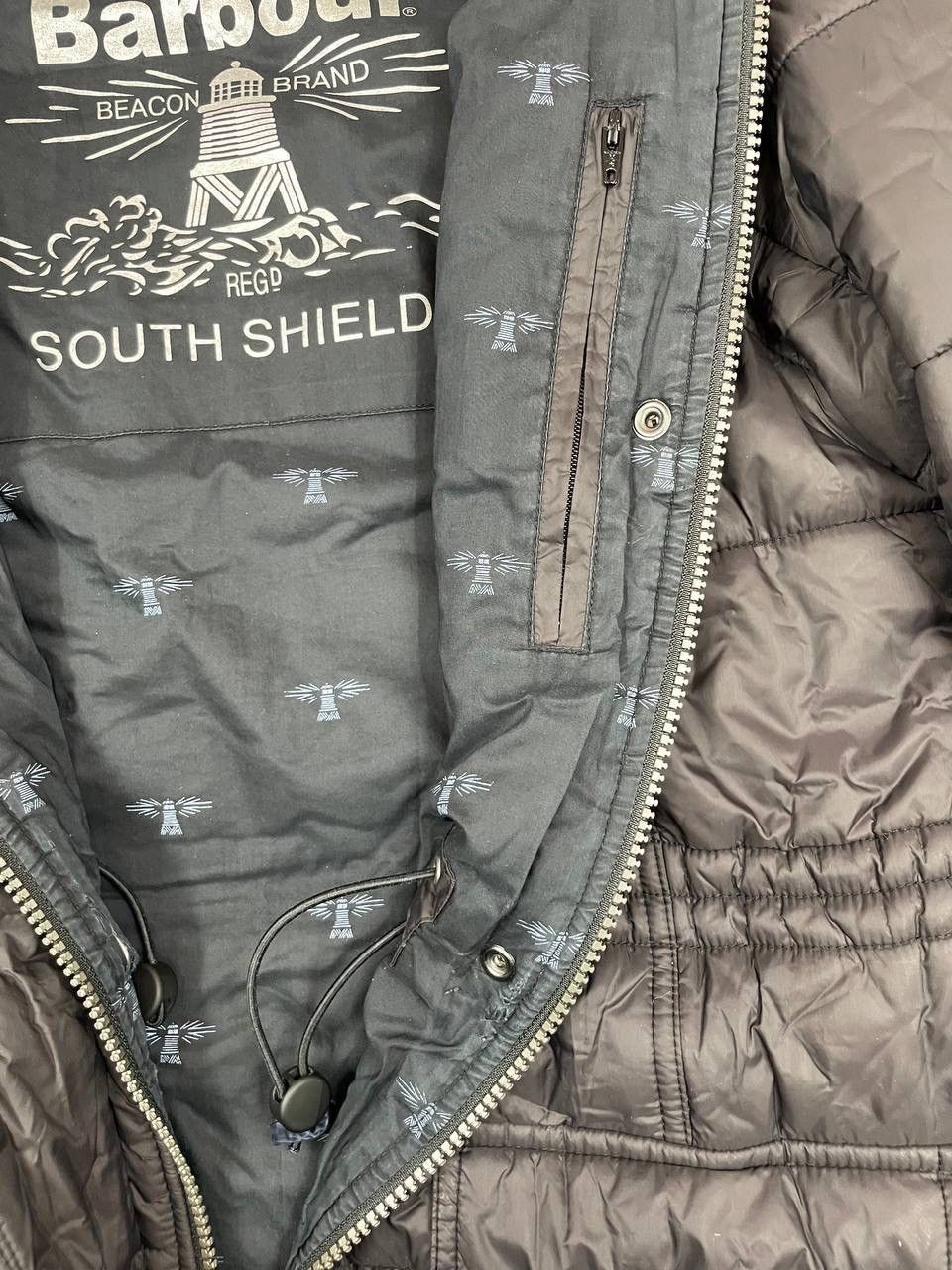Barbour Barbour Women Quilted Long Parka Coat Black Fur Hood Beacon Size M / US 6-8 / IT 42-44 - 6 Thumbnail
