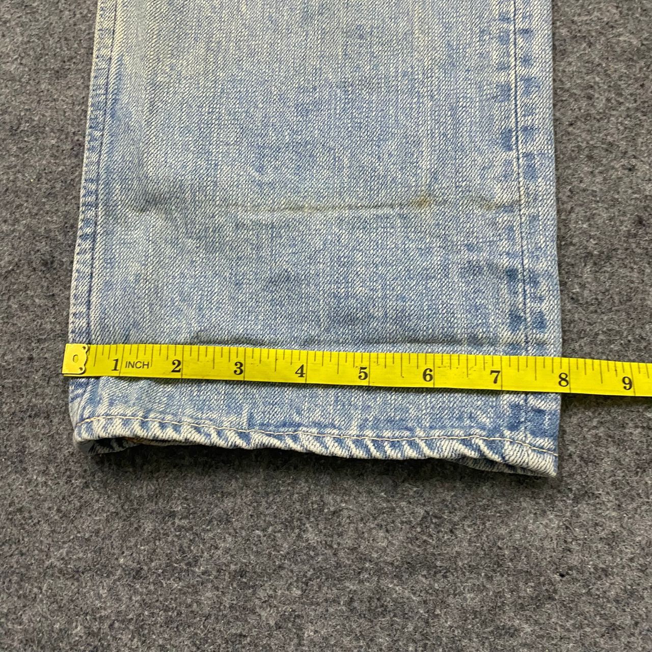 OMNIGOD 💥Best Offer💥Vintage Omigod Selvegde Distressed Denim Size US 33 - 8 Thumbnail
