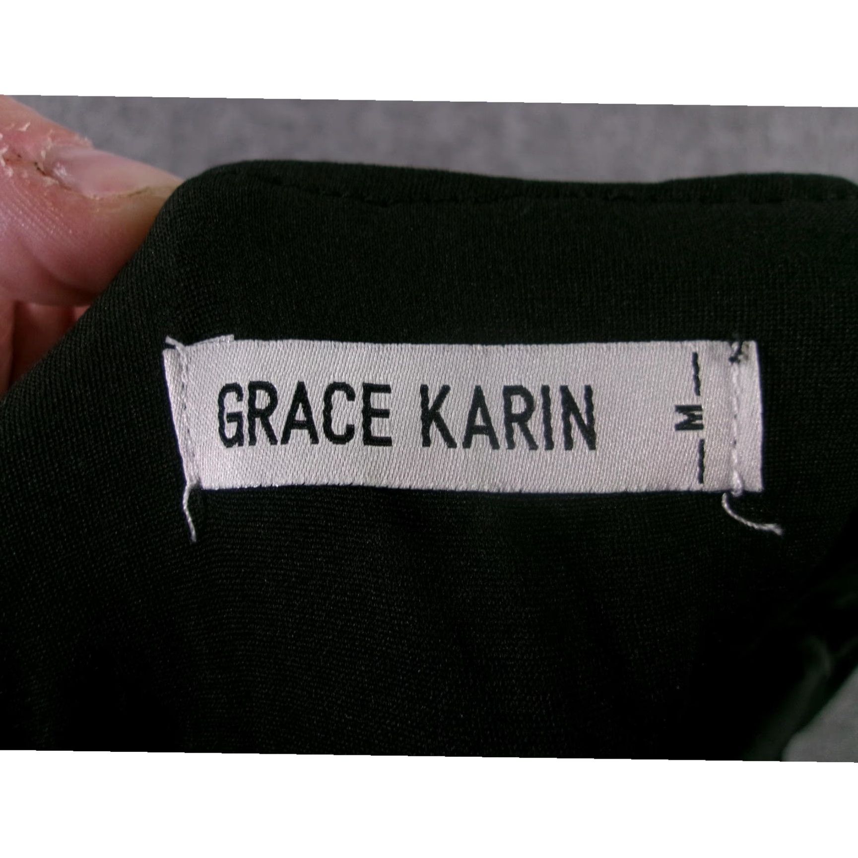 Vintage GRACE KARIN Tank Top Womens M Black Sequins Party Sleeveless Square Neck Sparkly Chic Size M / US 6-8 / IT 42-44 - 6 Thumbnail