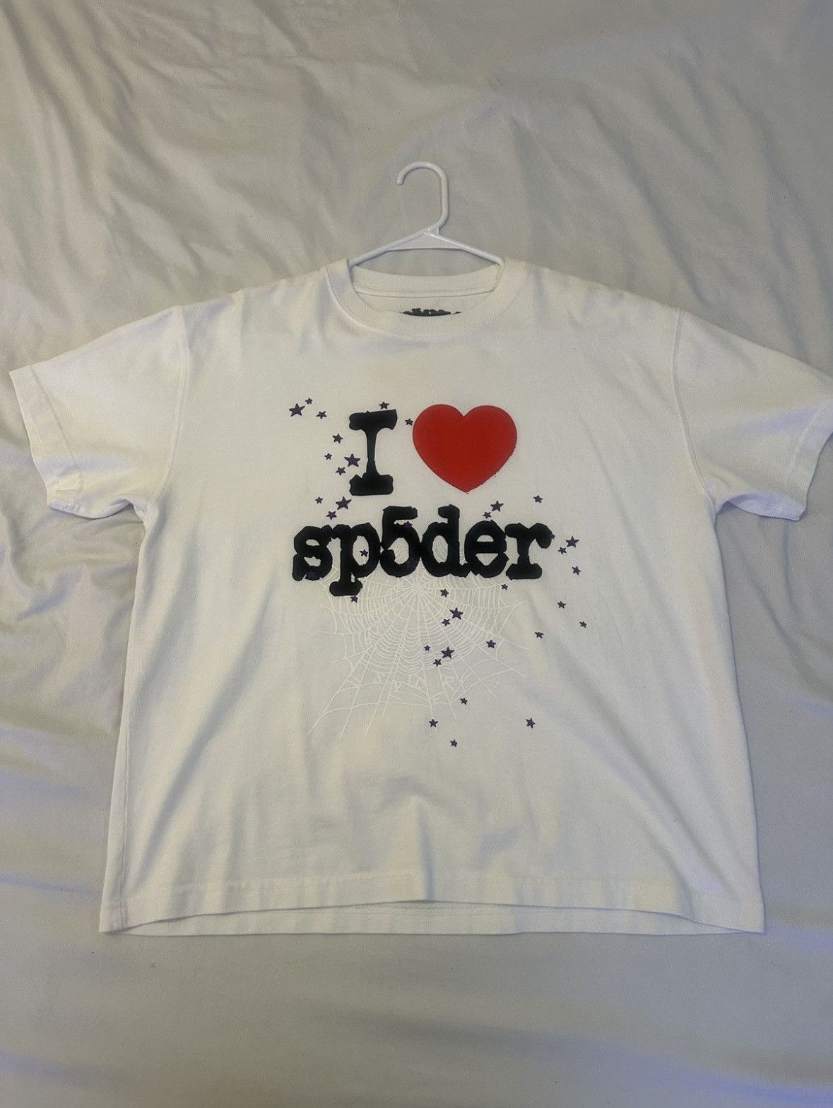 Sp5der Sp5der Women's I ❤️ Sp5der T-shirt | Grailed