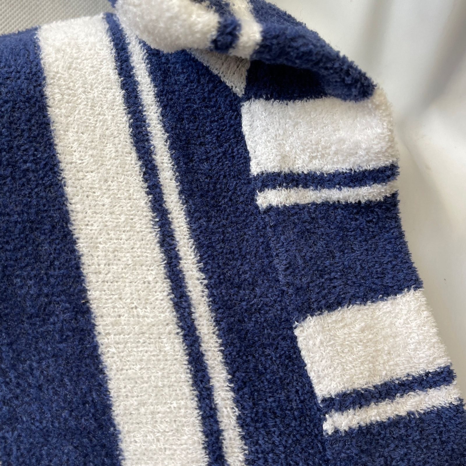 Faherty Faherty Brand Striped Sweater Knit Terry Baja Hoodie Size M Size M / US 6-8 / IT 42-44 - 5 Thumbnail