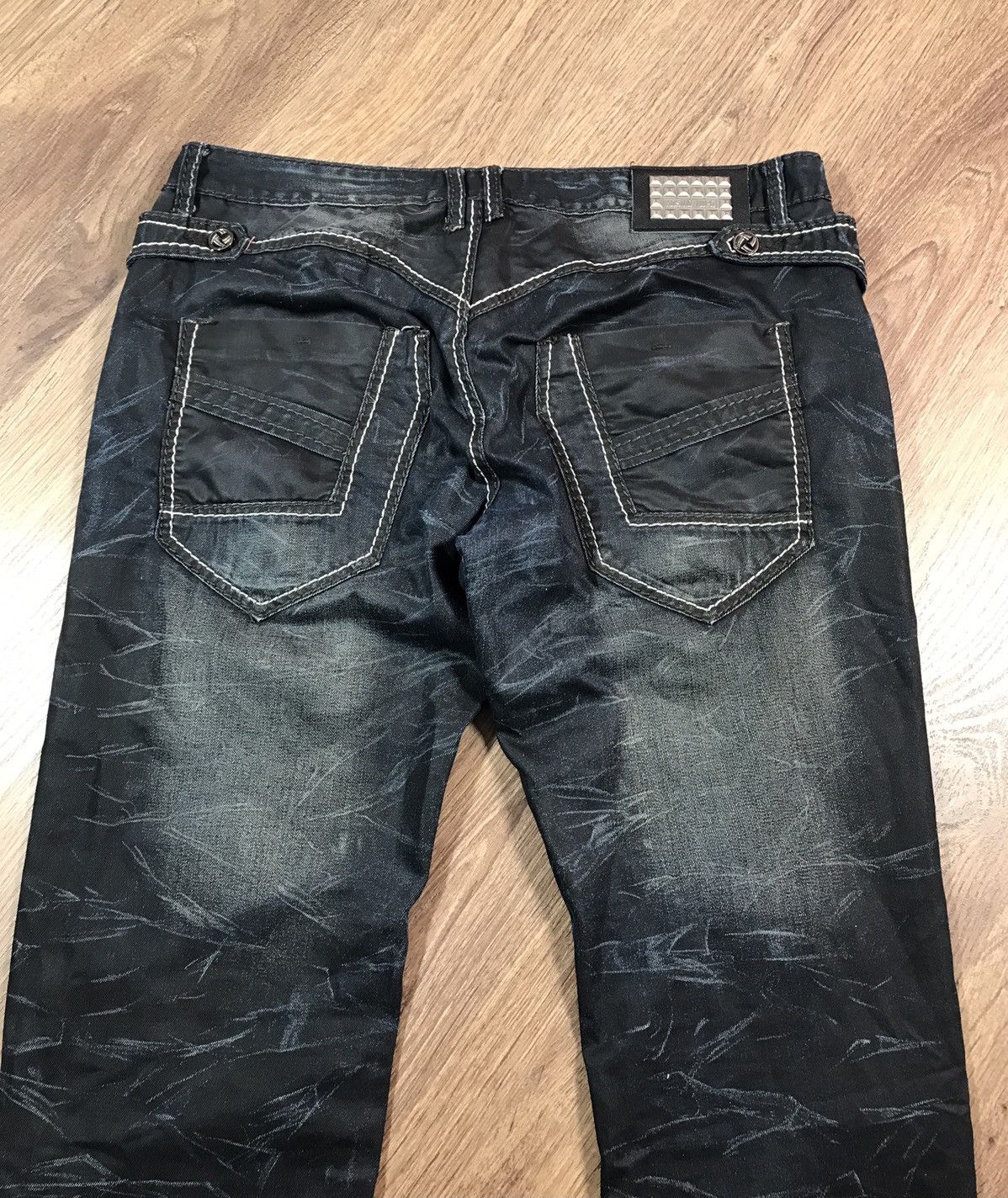 Vintage Vintage Kosmo Lupo Distressed Denim Pants Size US 38 / EU 54 - 10 Thumbnail