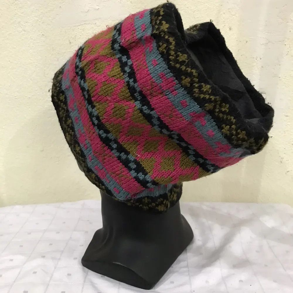 Japanese Brand Japanese Brand Navajo Design Beanie Hat Size ONE SIZE - 4 Thumbnail