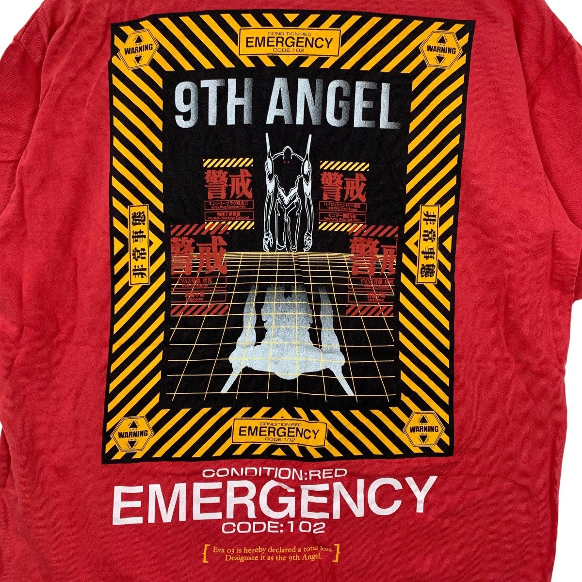 Vintage NEON GENESIS EVANGELION 9Th Angel Emergency Anime Shirt Size US L / EU 52-54 / 3 - 2 Thumbnail