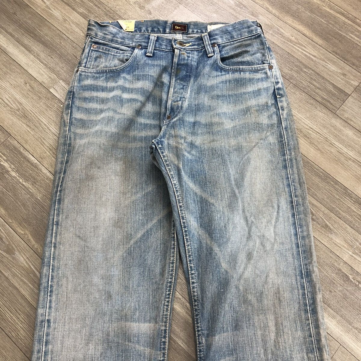 Sugar Cane 🇯🇵90s Vintage Sugar Cane Selvedge Faded Jeans Japanese Brand Size US 30 / EU 46 - 2 Thumbnail