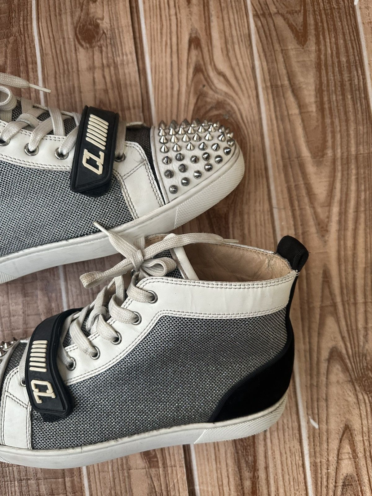 Christian Louboutin Christian Louboutin Louis Orlato Spikes High Top w/Straps Size US 9 / EU 42 - 15 Thumbnail