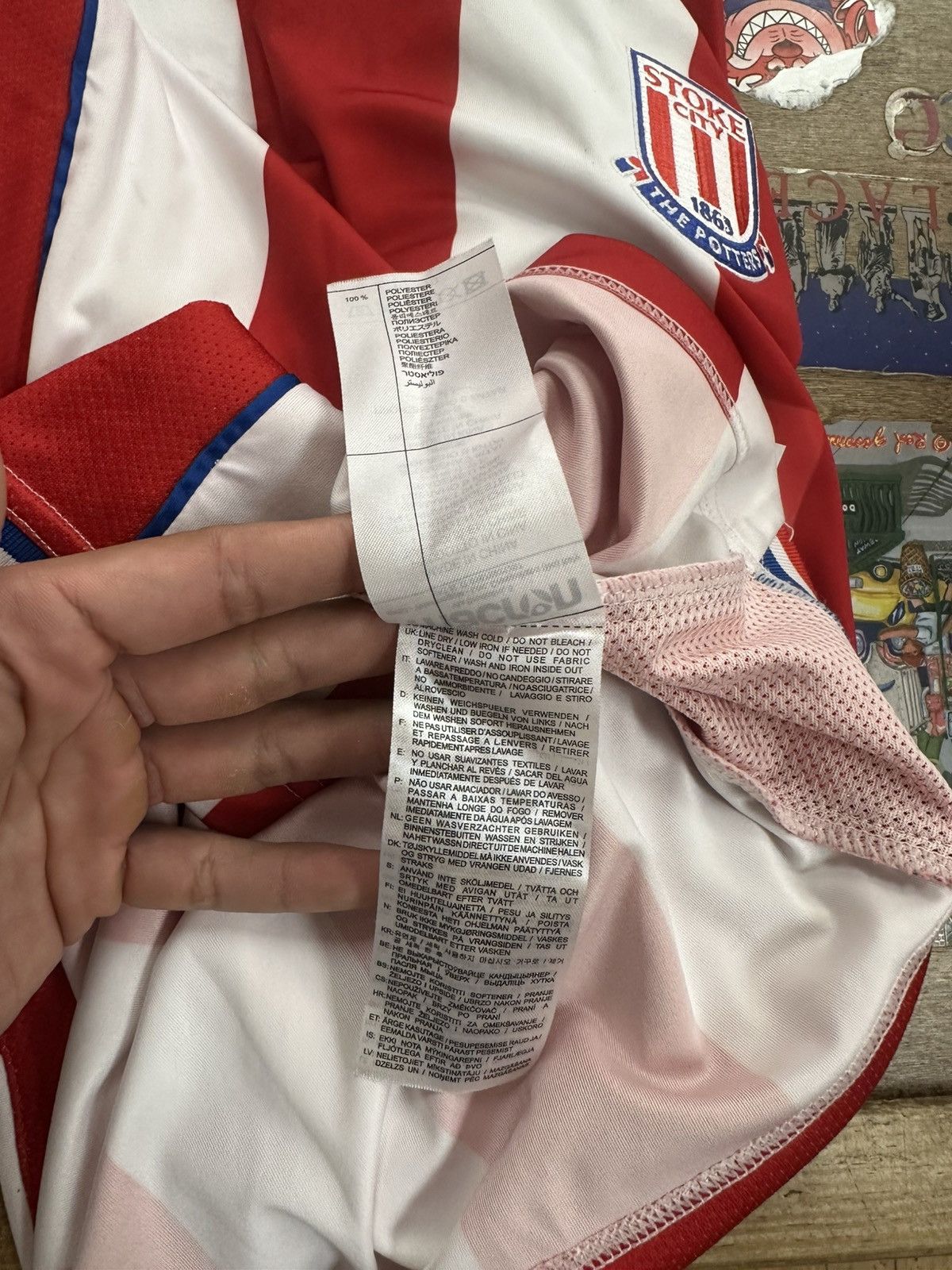 Macron Stoke City Macron Jersey XL Size US XL / EU 56 / 4 - 9 Thumbnail