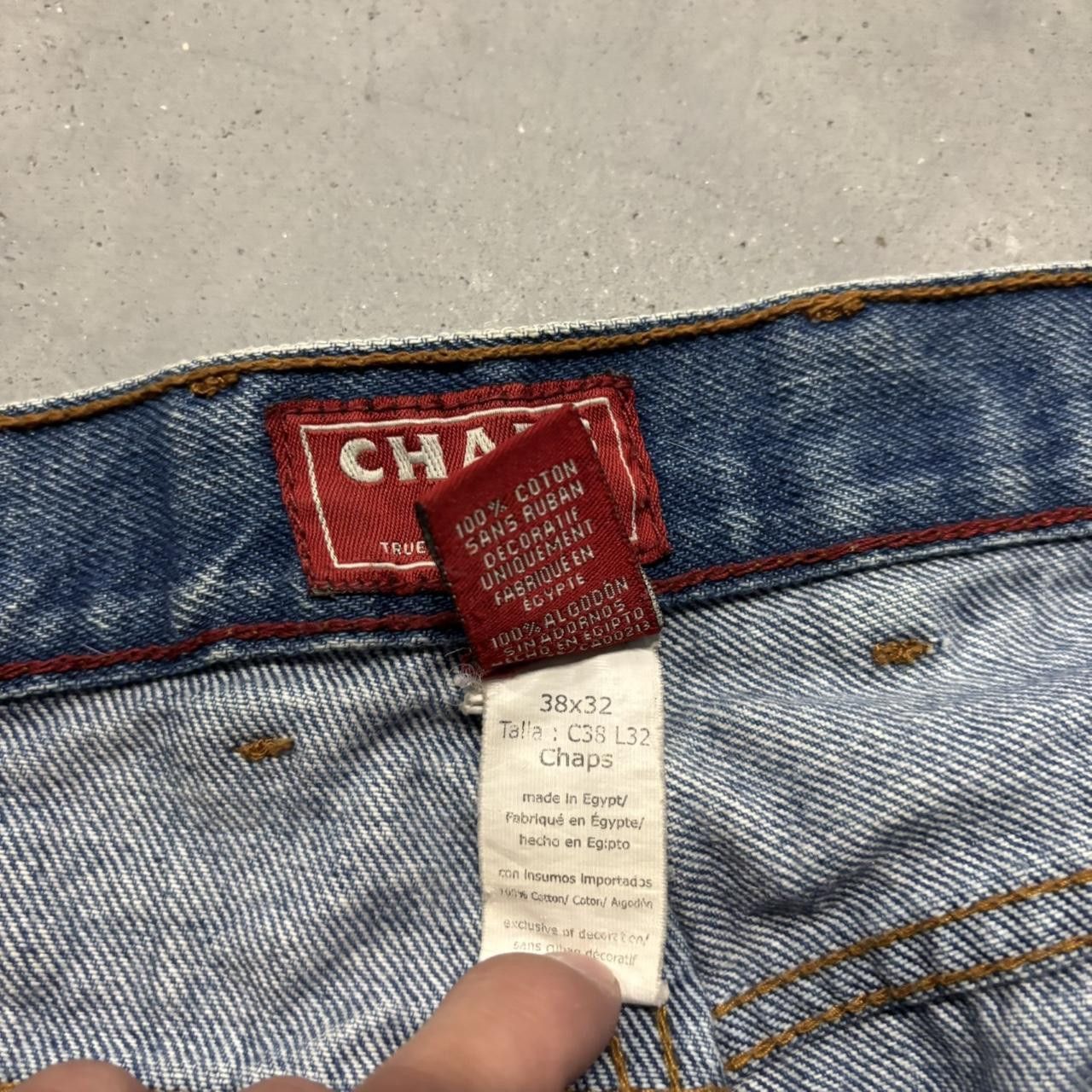 Japanese Brand × Vintage Crazy Vintage Y2K/2000s Baggy Medium Wash Skater Style Denim Jeans! Size US 38 / EU 54 - 8 Thumbnail