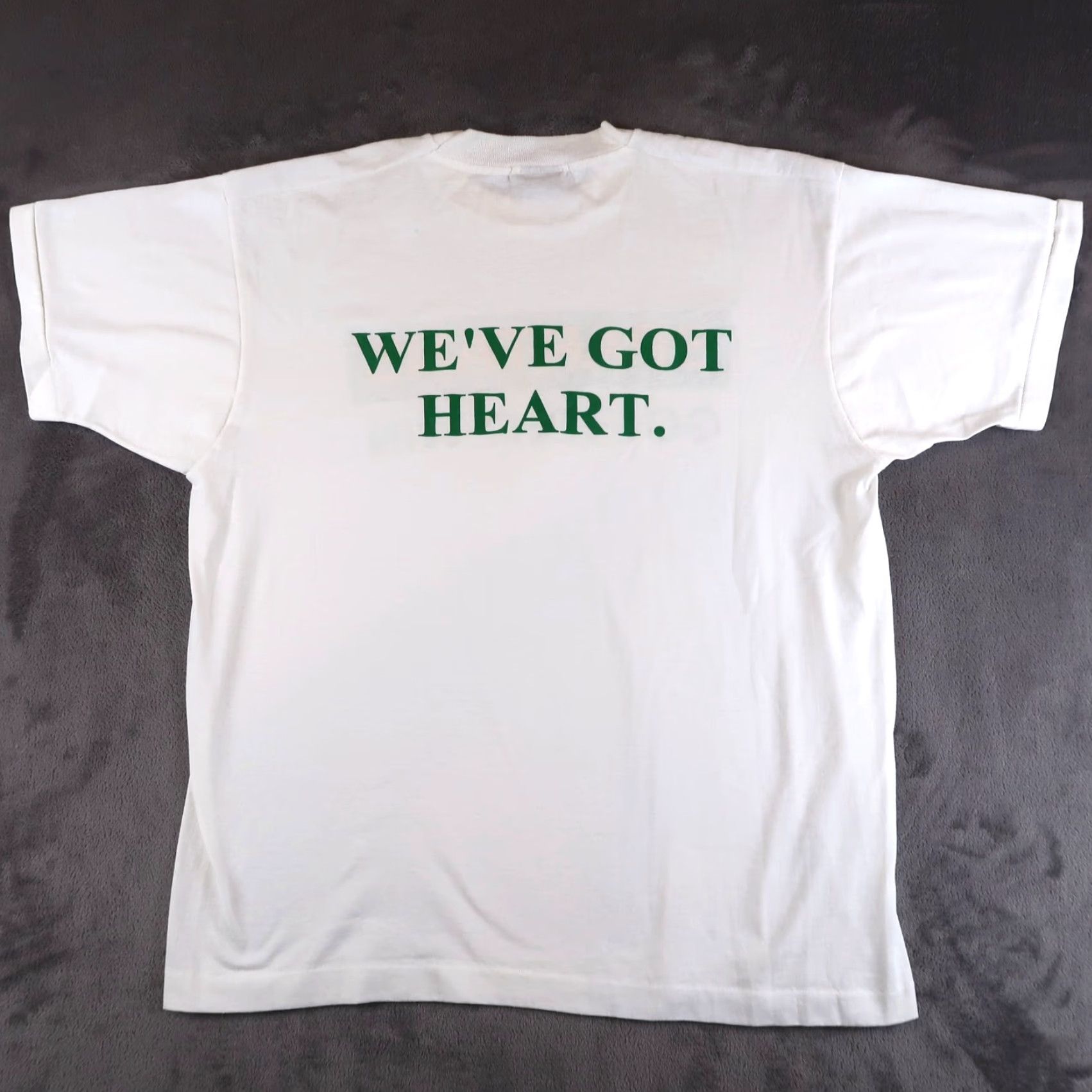 Vintage Vintage 90s Michigan State Spartans We Got Heart Size XL T-Shirt White Made In USA Mens Size US XL / EU 56 / 4 - 2 Thumbnail