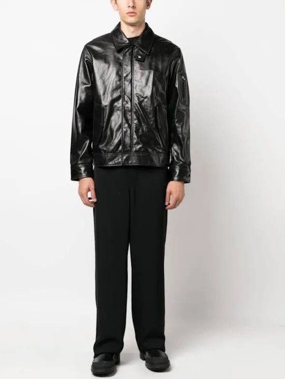 Helmut Lang Helmut Lang FW ‘23 Leather Jacket Size US L / EU 52-54 / 3 - 7 Thumbnail