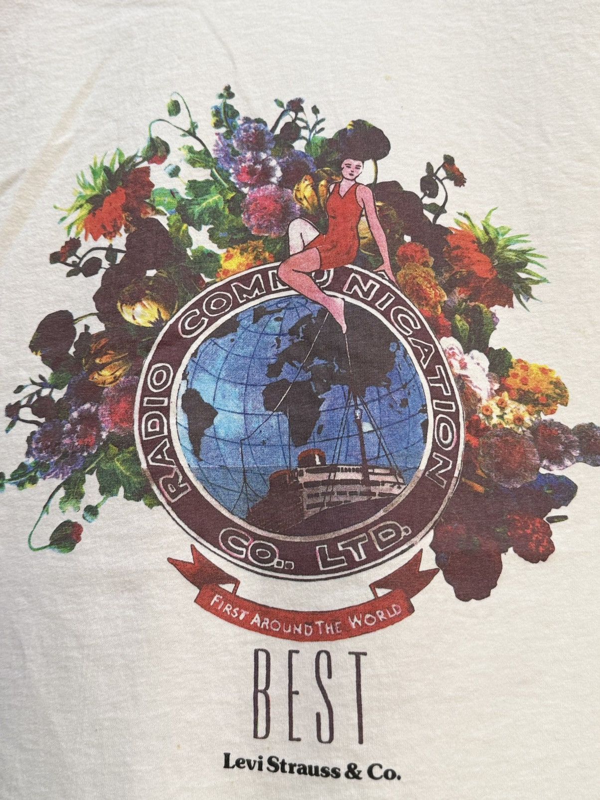 Levi's Vintage Clothing Vintage 90s Levis San Francisco Worldwide Graphic Tee Size US L / EU 52-54 / 3 - 2 Thumbnail