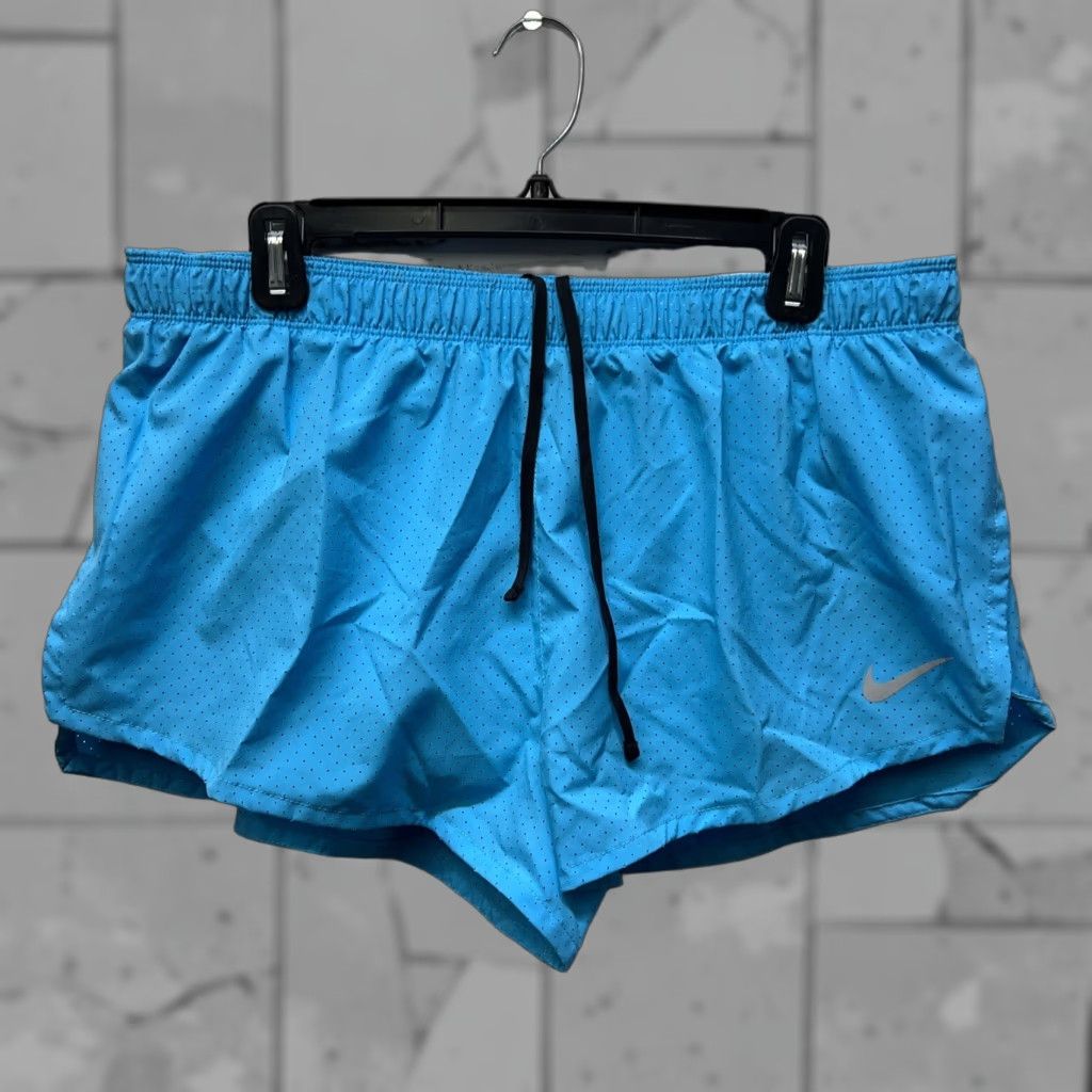 Nike NWT Nike Dri-FIT Athletic Shorts Womens XL Blue - Activewear, Exercise Running Workout Gym Short Tights? Size 40" / US 18 - 1 Thumbnail