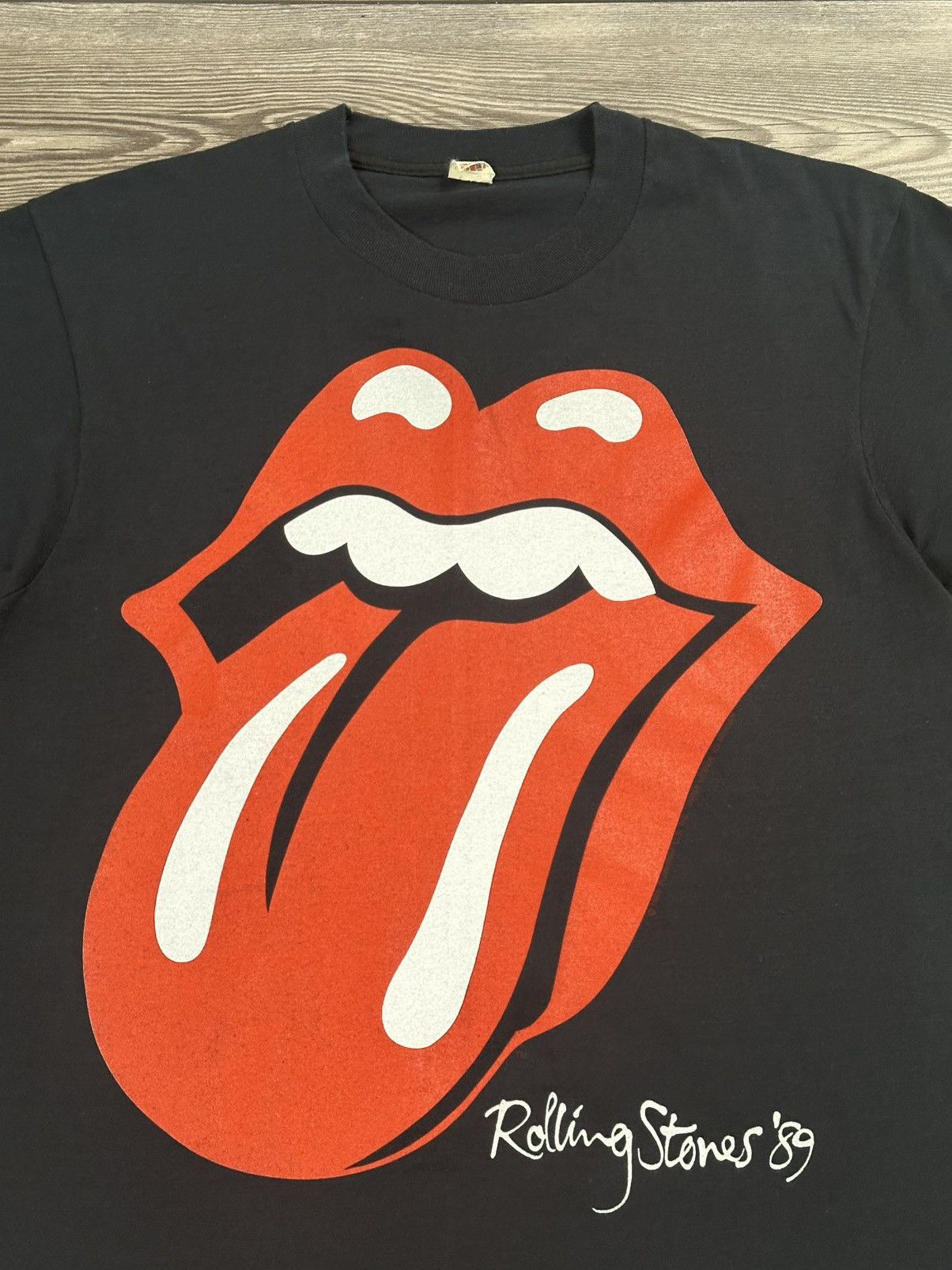 Band Tees Vintage 80’s Rolling Stones Canadian Tour Band T Shirt Size US L / EU 52-54 / 3 - 3 Thumbnail
