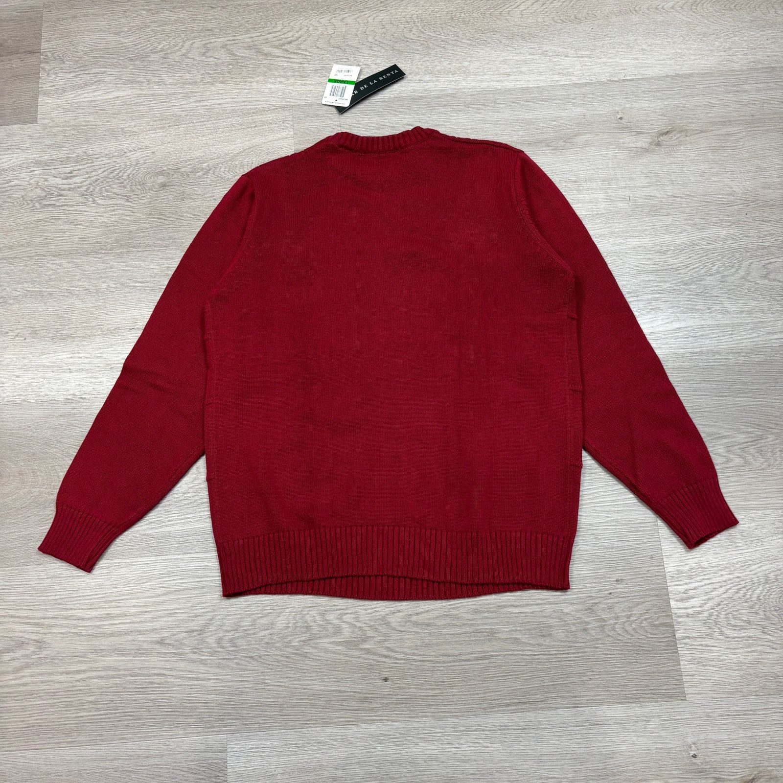 Oscar De La Renta NWT Oscar de la Renta Cotton Knit Check Sweater Men's Large Size US L / EU 52-54 / 3 - 3 Thumbnail