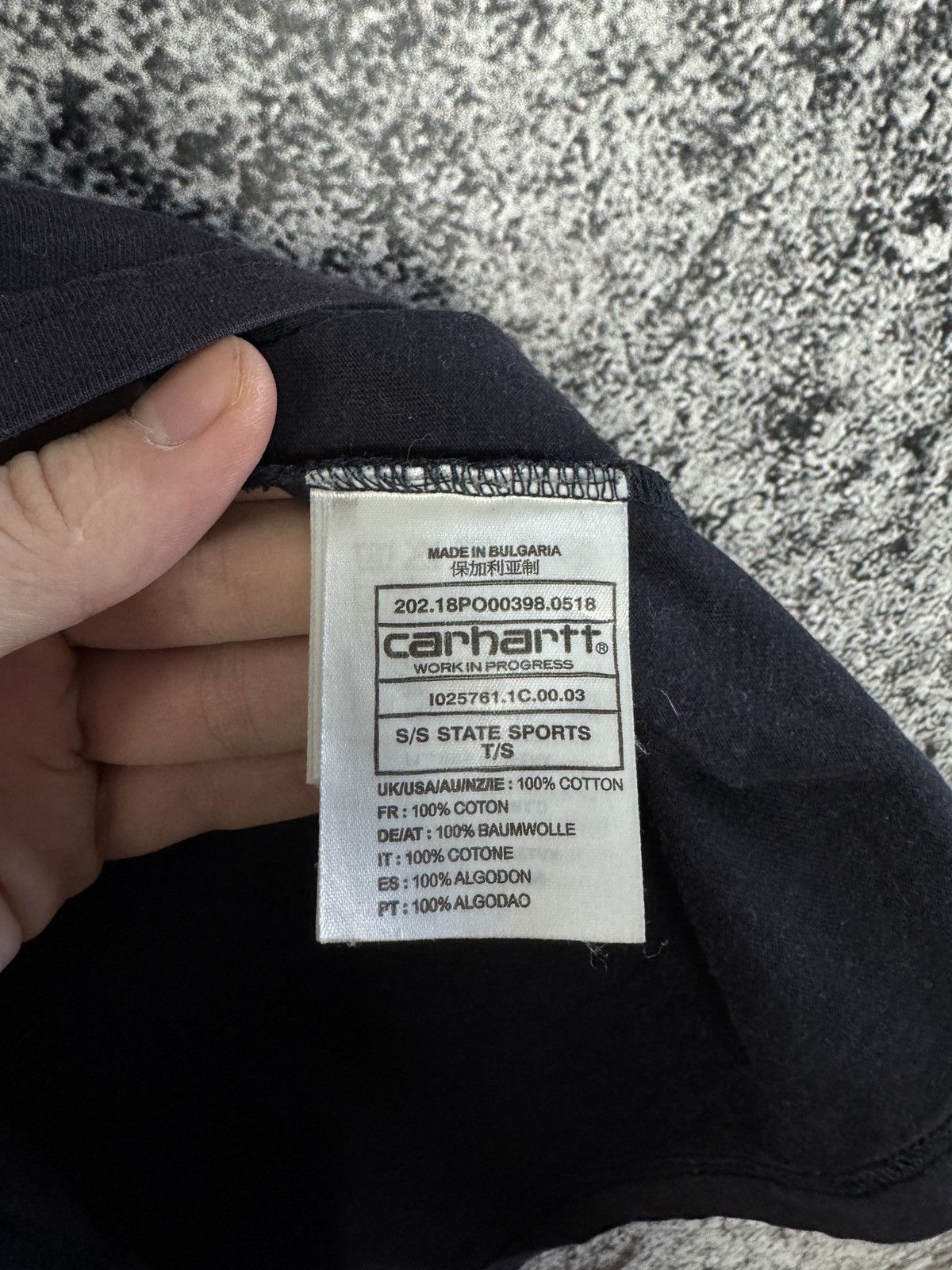 Carhartt Carhartt Wip State Sports T-Shirt Streetwear Vintage Size S Size US S / EU 44-46 / 1 - 9 Thumbnail