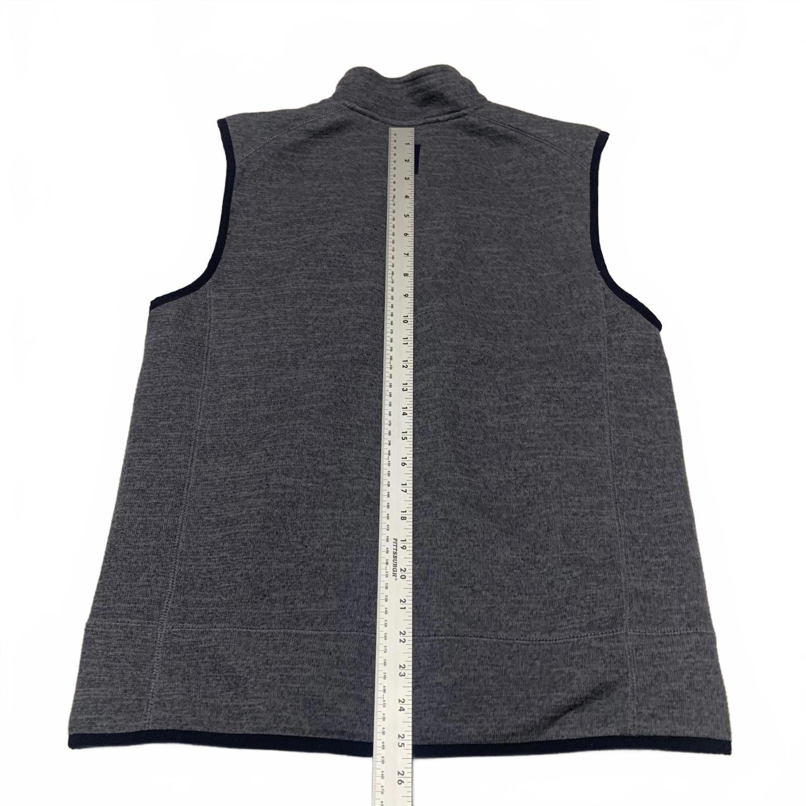 johnnie-O Johnnie-O West Coast Prep Men's Size Medium Grey Fleece Vest Size US M / EU 48-50 / 2 - 7 Thumbnail