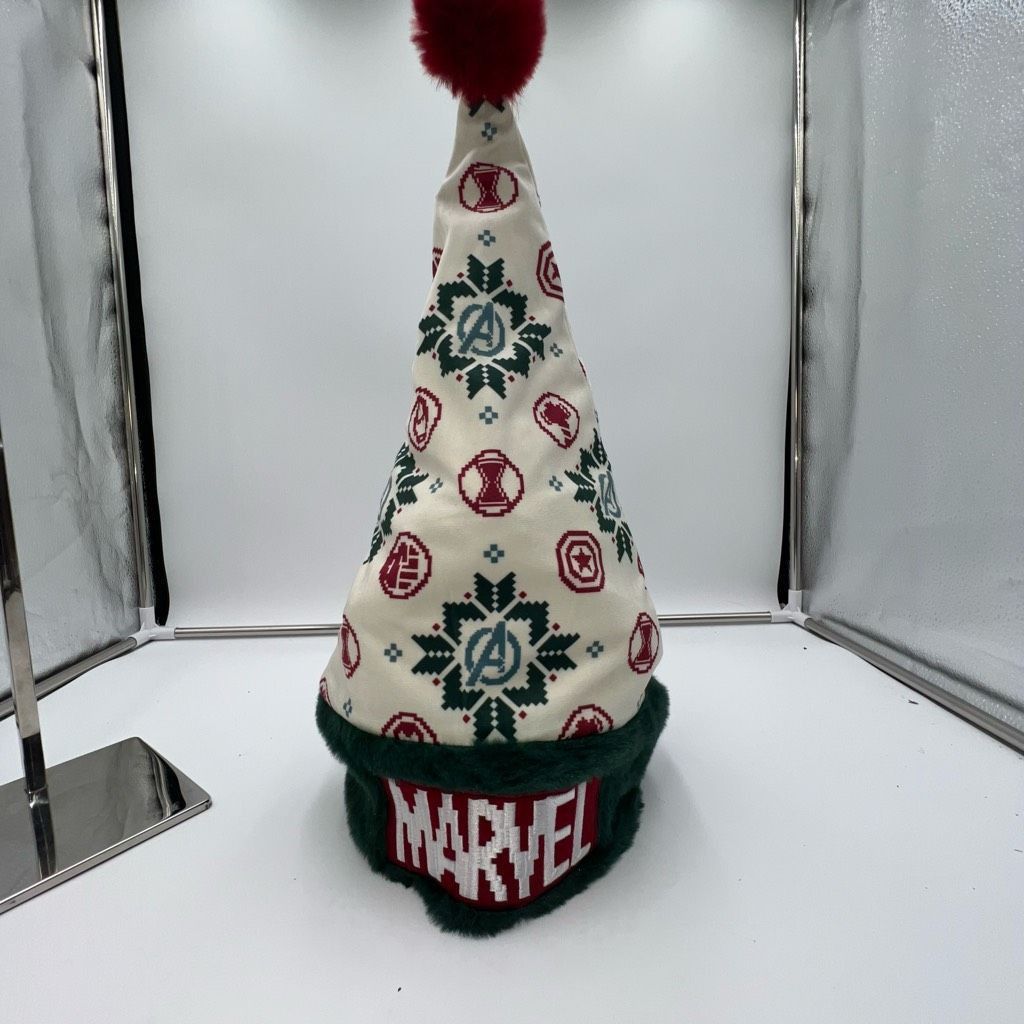 Disney Marvel Disney Parks Plush Christmas Elf Hat With Pom Pom Size ONE SIZE - 1 Thumbnail