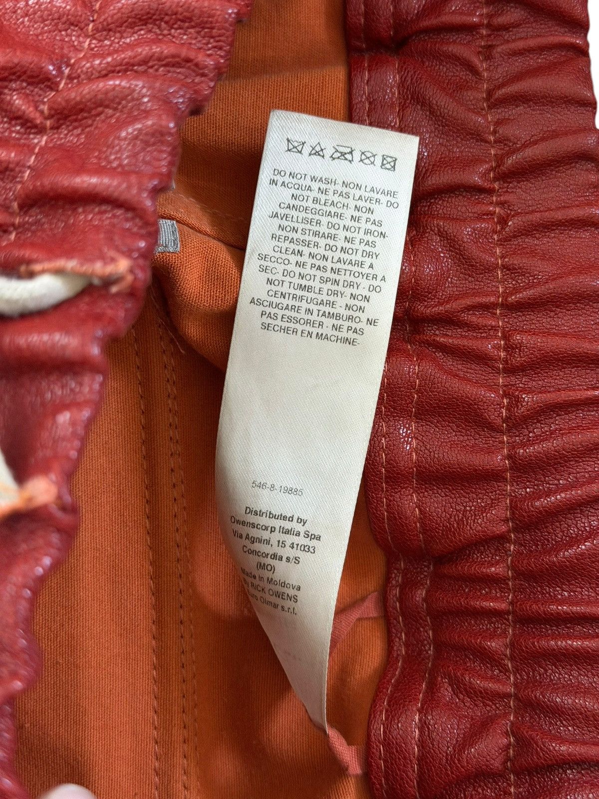 Rick Owens Rick Owens Strobe Goat Leather Mastadon Cargo Zipper Pants Size US 32 / EU 48 - 6 Thumbnail