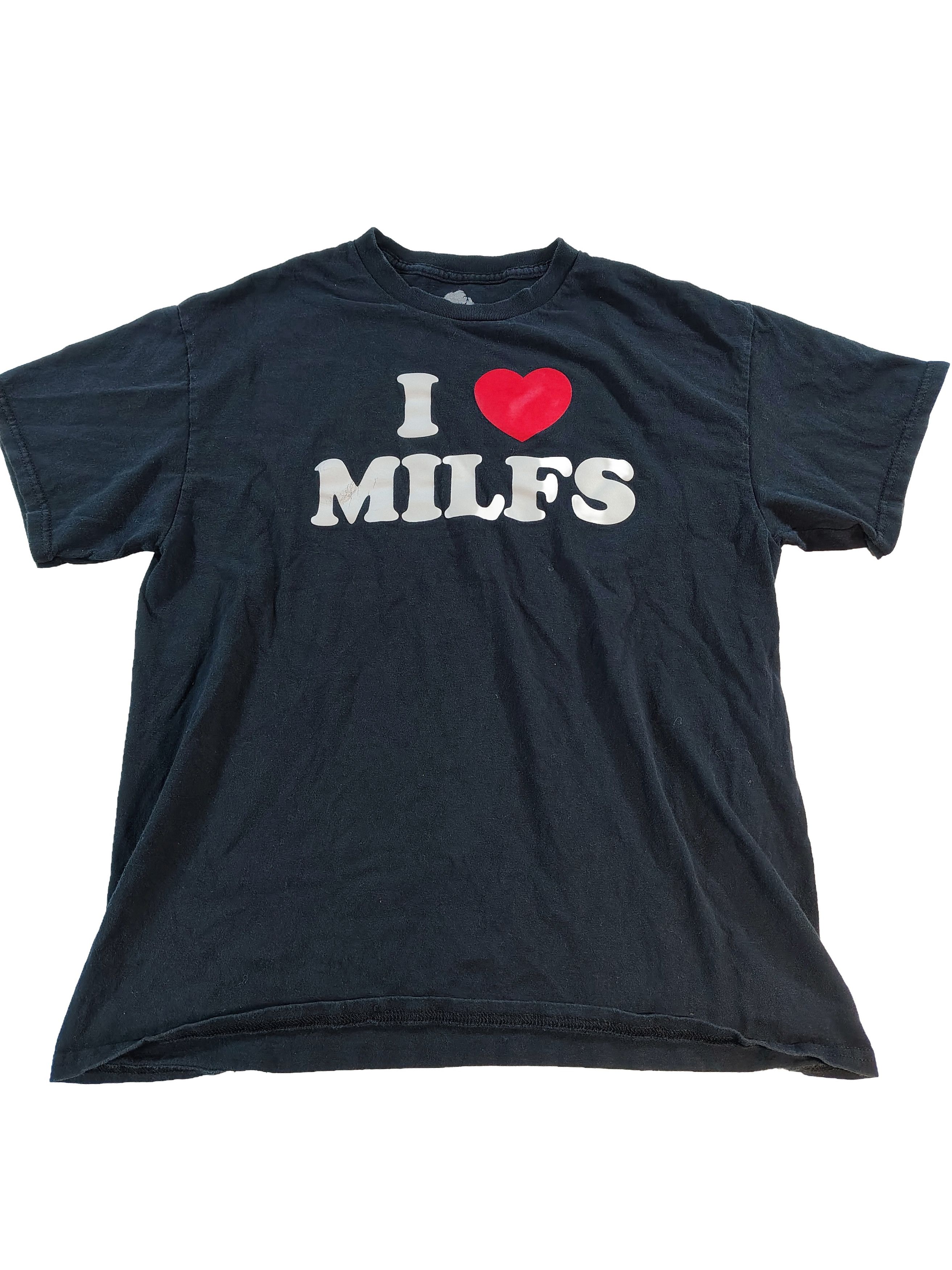 Other Men's Black Large I ❤️ MILFS Graphic T-Shirt Size US L / EU 52-54 / 3 - 1 Thumbnail