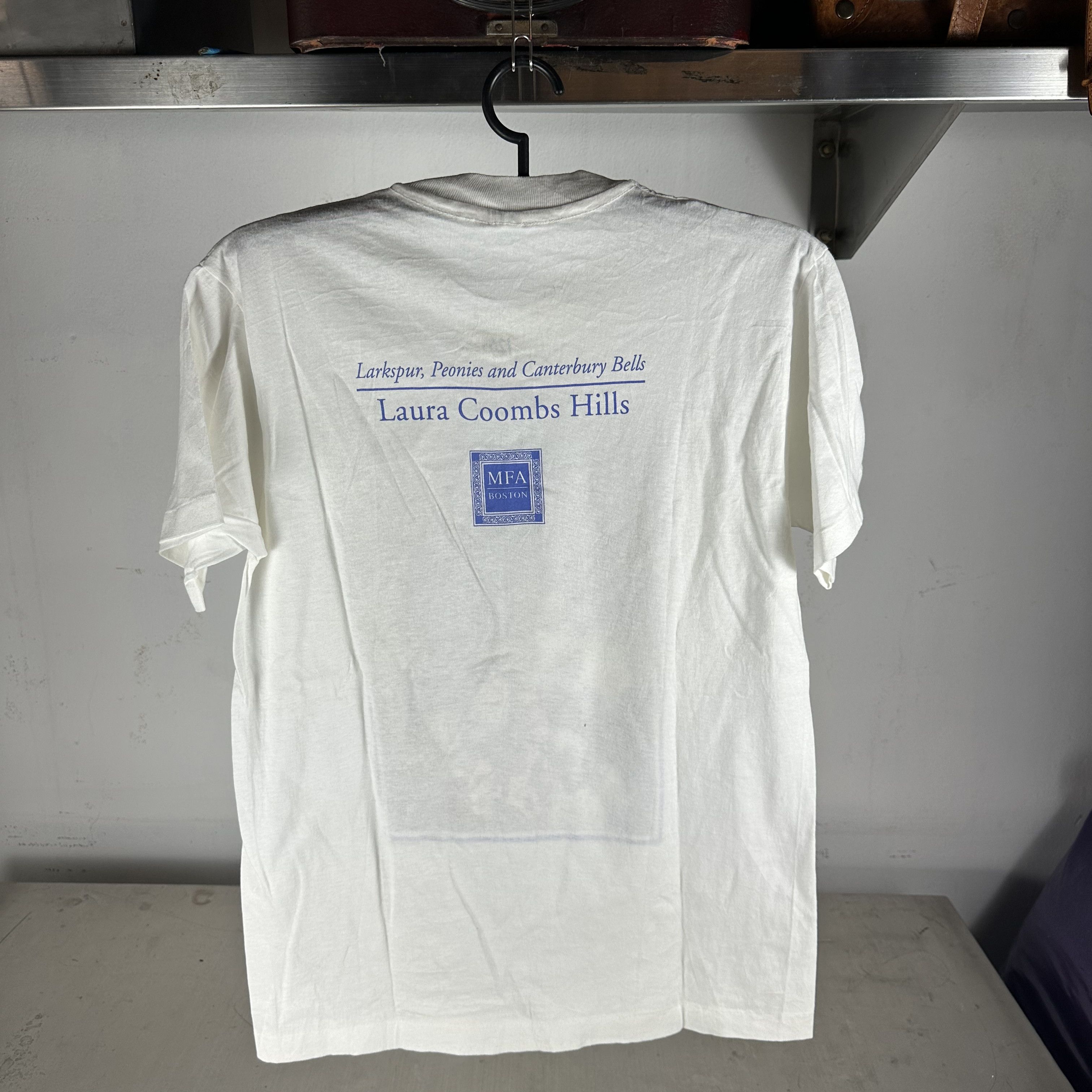 Vintage ​​​90s Floral Artwork Museum of Fine Arts Boston T-shirt Size US M / EU 48-50 / 2 - 3 Thumbnail
