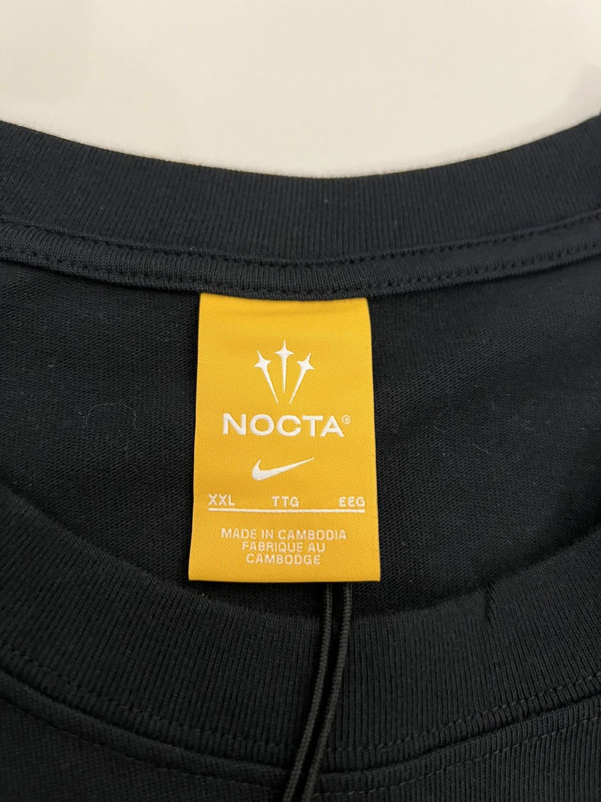 NOCTA × Nike Nike X NOCTA NRG Big Body CS Tee Black Size US XXL / EU 58 / 5 - 7 Thumbnail