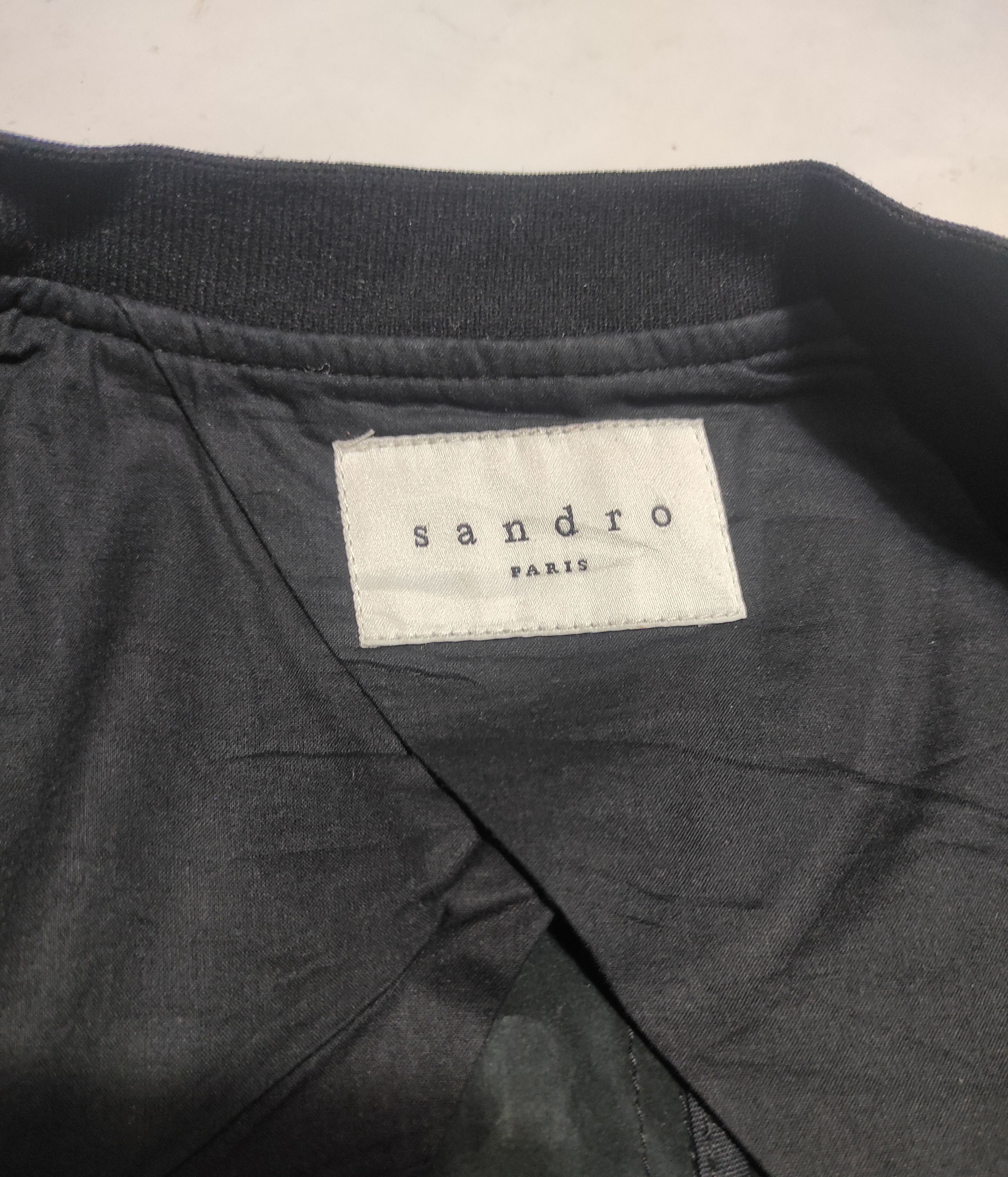 Sandro Unique Sandro leather jacket calf skin Made in France Size XS / US 0-2 / IT 36-38 - 9 Thumbnail