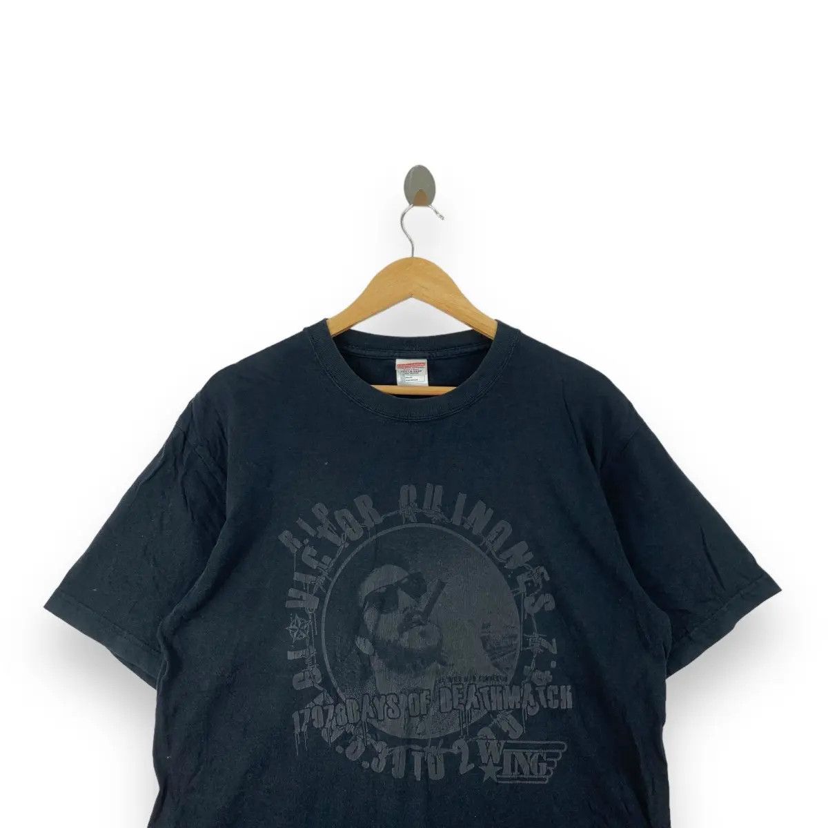 Vintage Vintage VICTOR QUINONES WRESTLING Promoter Tee Shirt Size US L / EU 52-54 / 3 - 2 Thumbnail