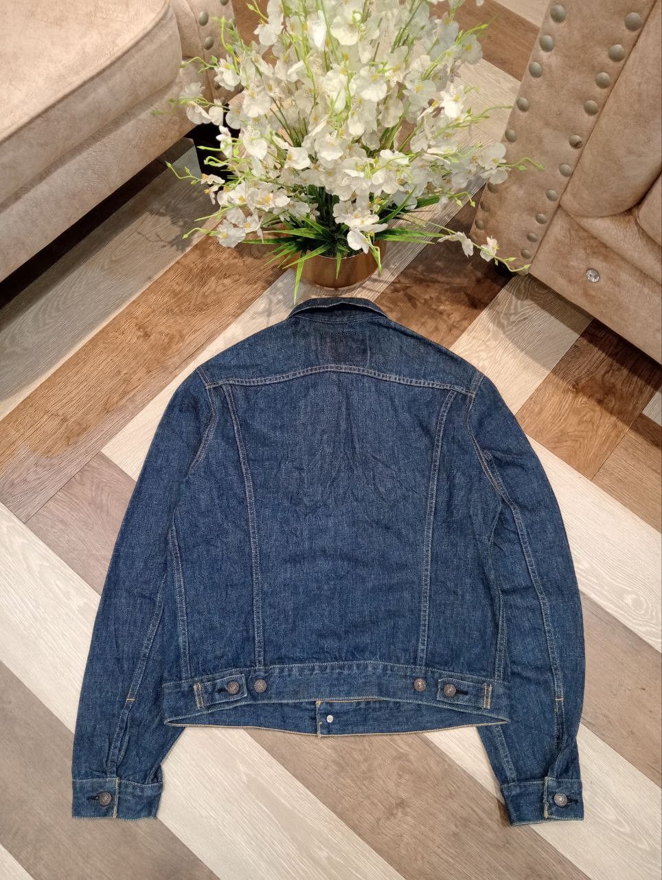 Levi's Vintage Clothing LEVI'S VINTAGE 71557 CAPITAL E BLUE DENIM JACKET - SIZE 40 Size US L / EU 52-54 / 3 - 12 Thumbnail