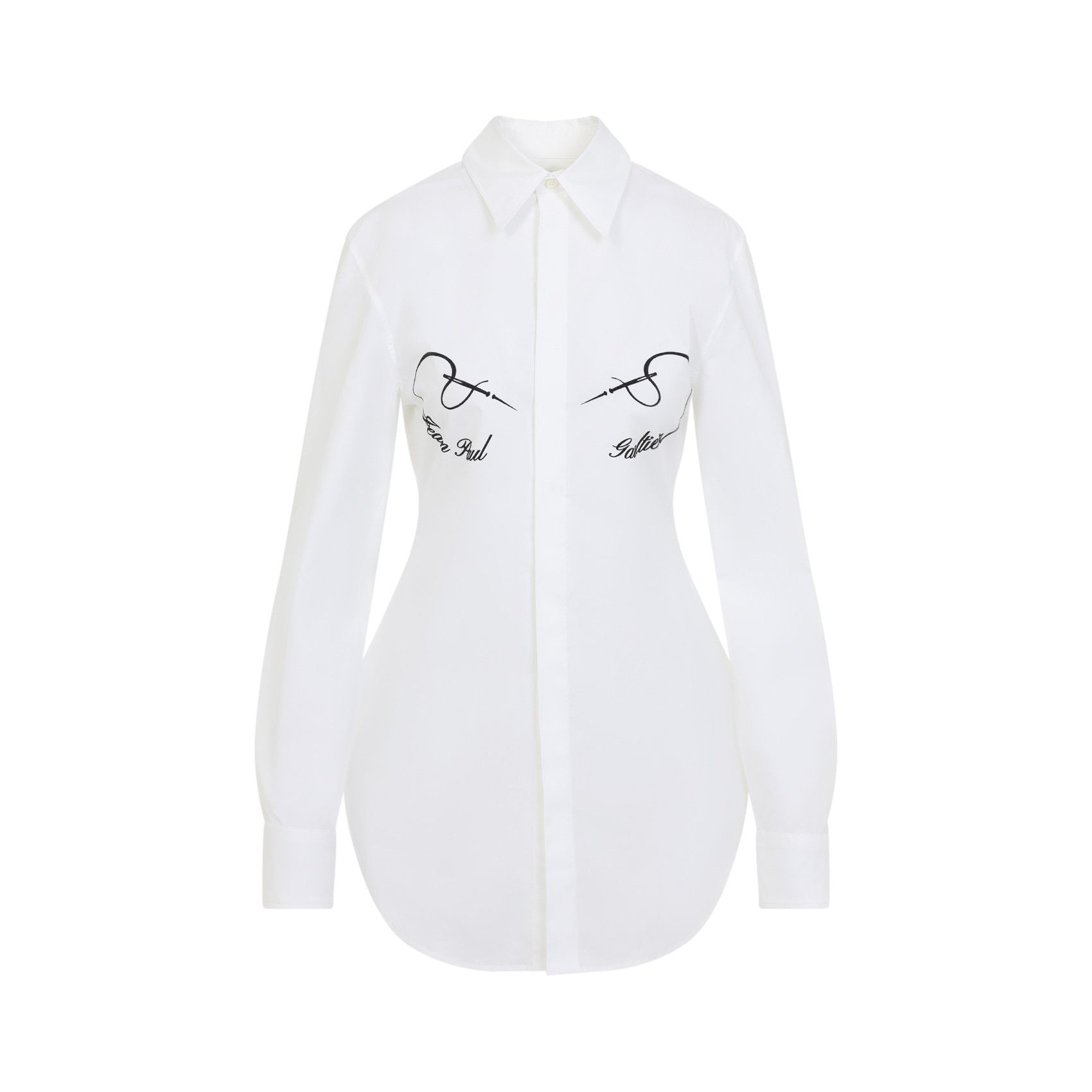Jean Paul Gaultier Jean Paul Gaultier Needless Flock Shirt Size M / US 6-8 / IT 42-44 - 1 Thumbnail
