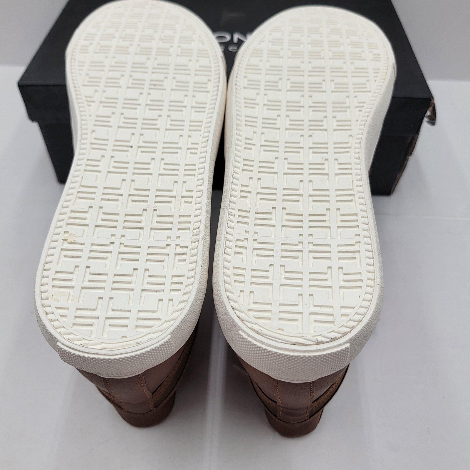 London Fog London Fog Blake Mens Size 12 Cognac Brown High Top Sneakers Size US 11 / EU 44 - 6 Thumbnail
