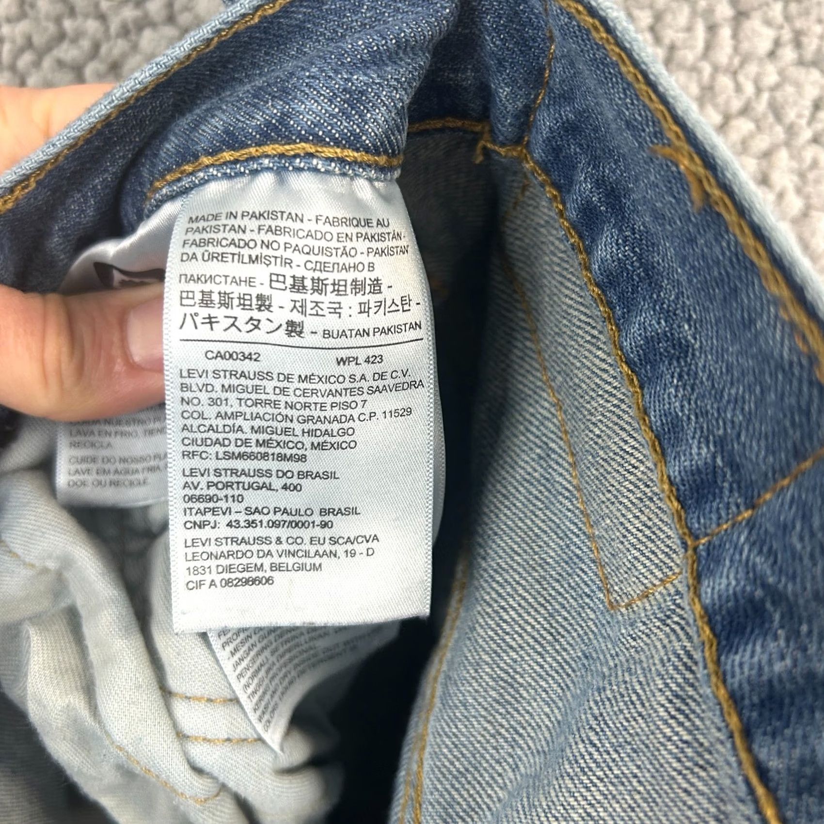 Visvim 01.2R デニム VINTAGE Levi's 569 Jeans Blue Regular Size 32x34 Mens Straight 5