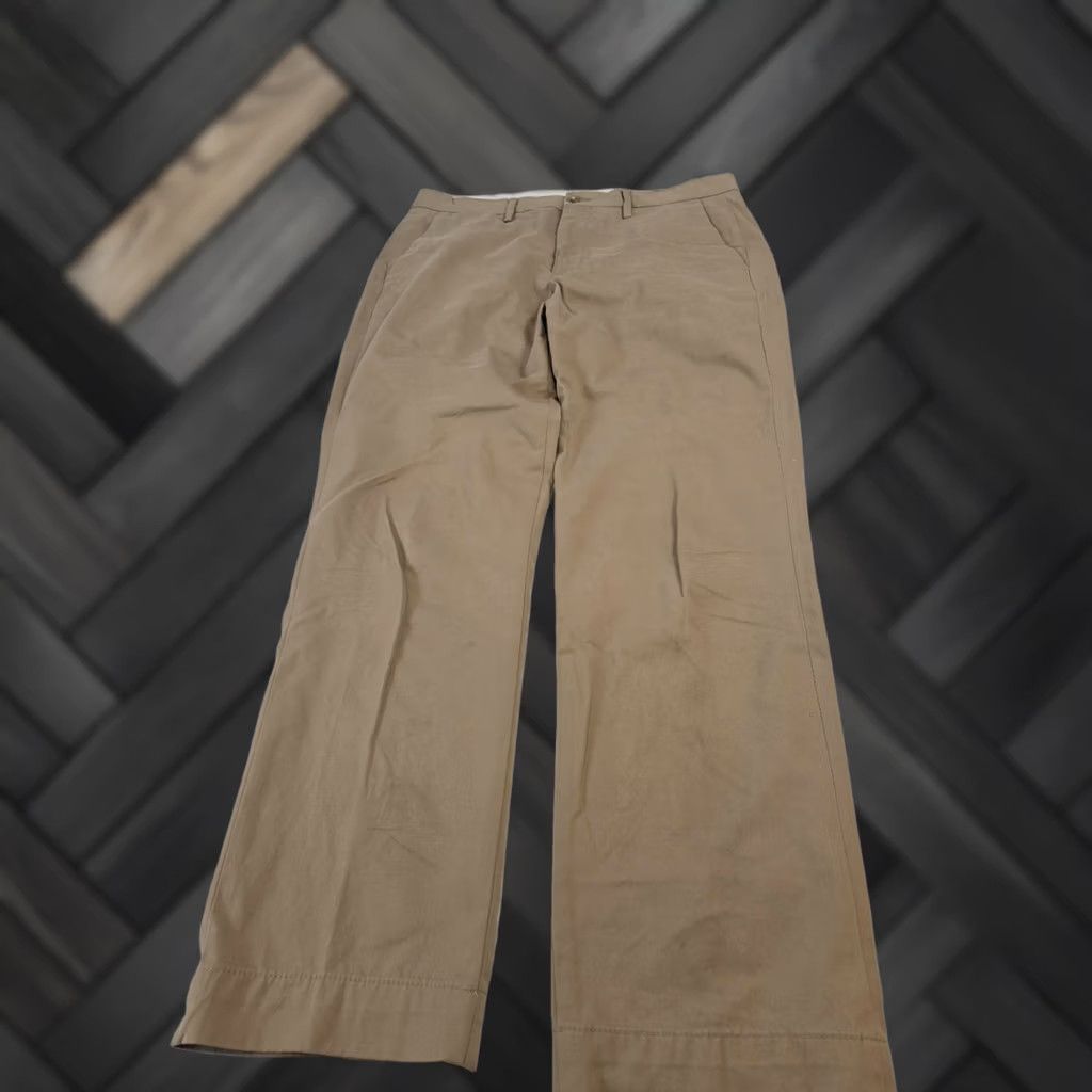 Polo Ralph Lauren Polo Ralph Lauren Pants Mens 32x30 Chino Flat Front Straight Fit Beige Khaki Size US XS / EU 42 / 0 - 1 Thumbnail