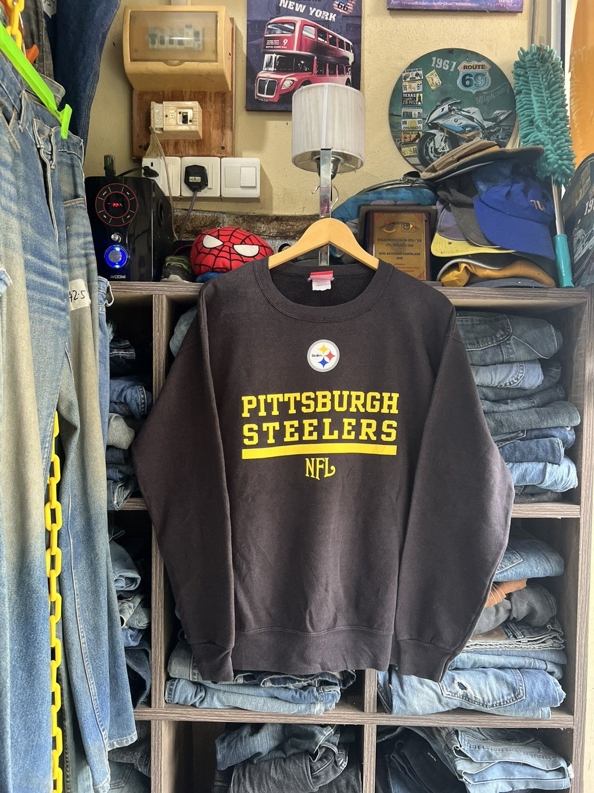 🔥Vintage NFL Pittsburgh Steelers Crewneck Sweatshirt