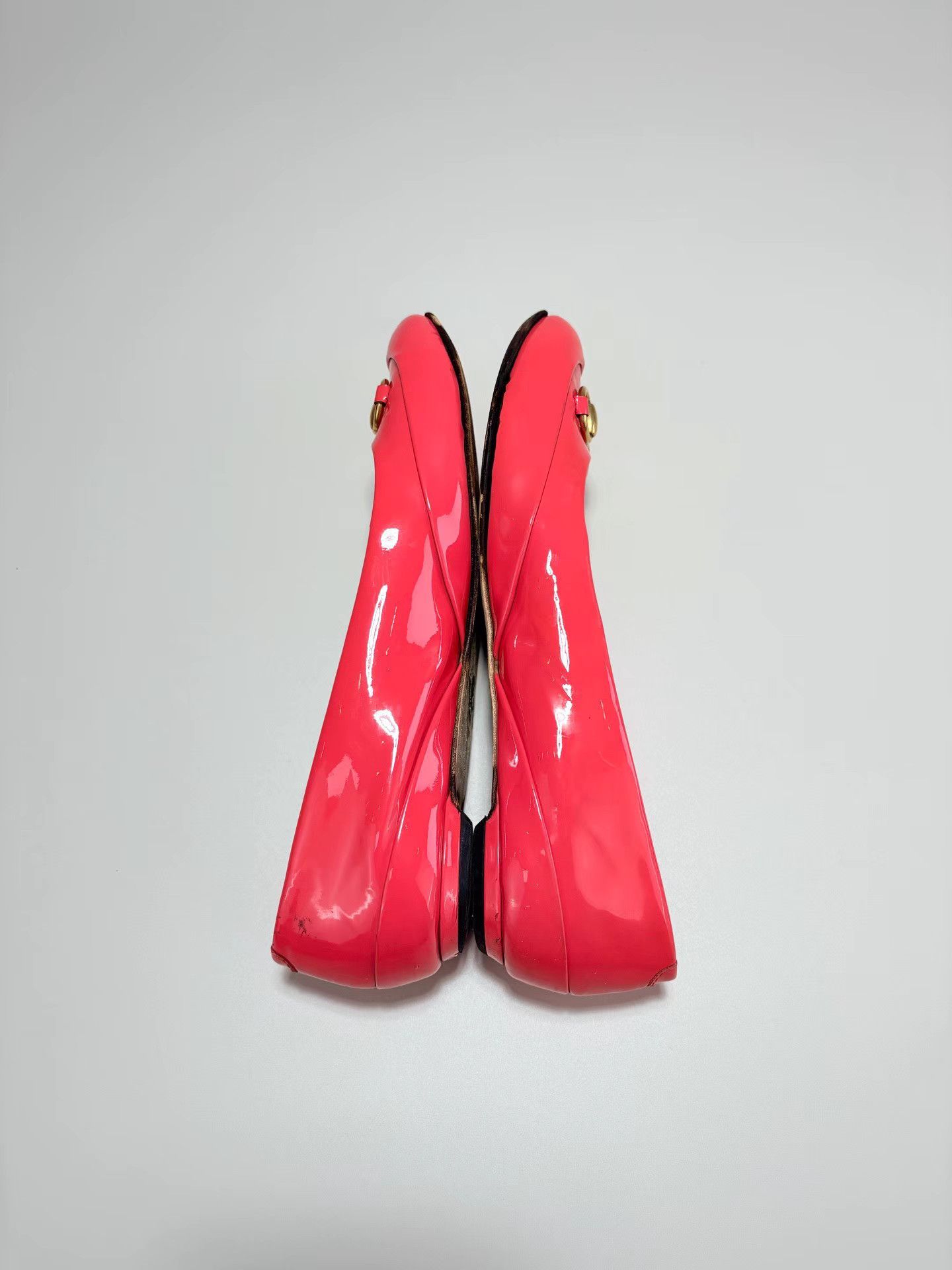 Gucci GUCCI Horsebit Patent Leather Flats K1 Size US 7.5 / IT 37.5 - 4 Thumbnail