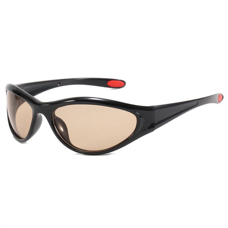 Electric Visual Hip-hop Street ins style custom avant-garde sunglasses Size ONE SIZE - 6 Thumbnail