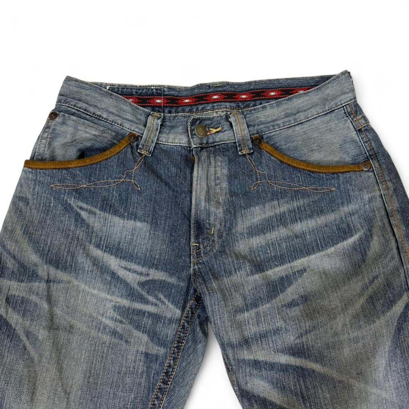 Edwin Exclusive Vintage EDWIN denim jeans signature logo design Size US 34 / EU 50 - 7 Thumbnail