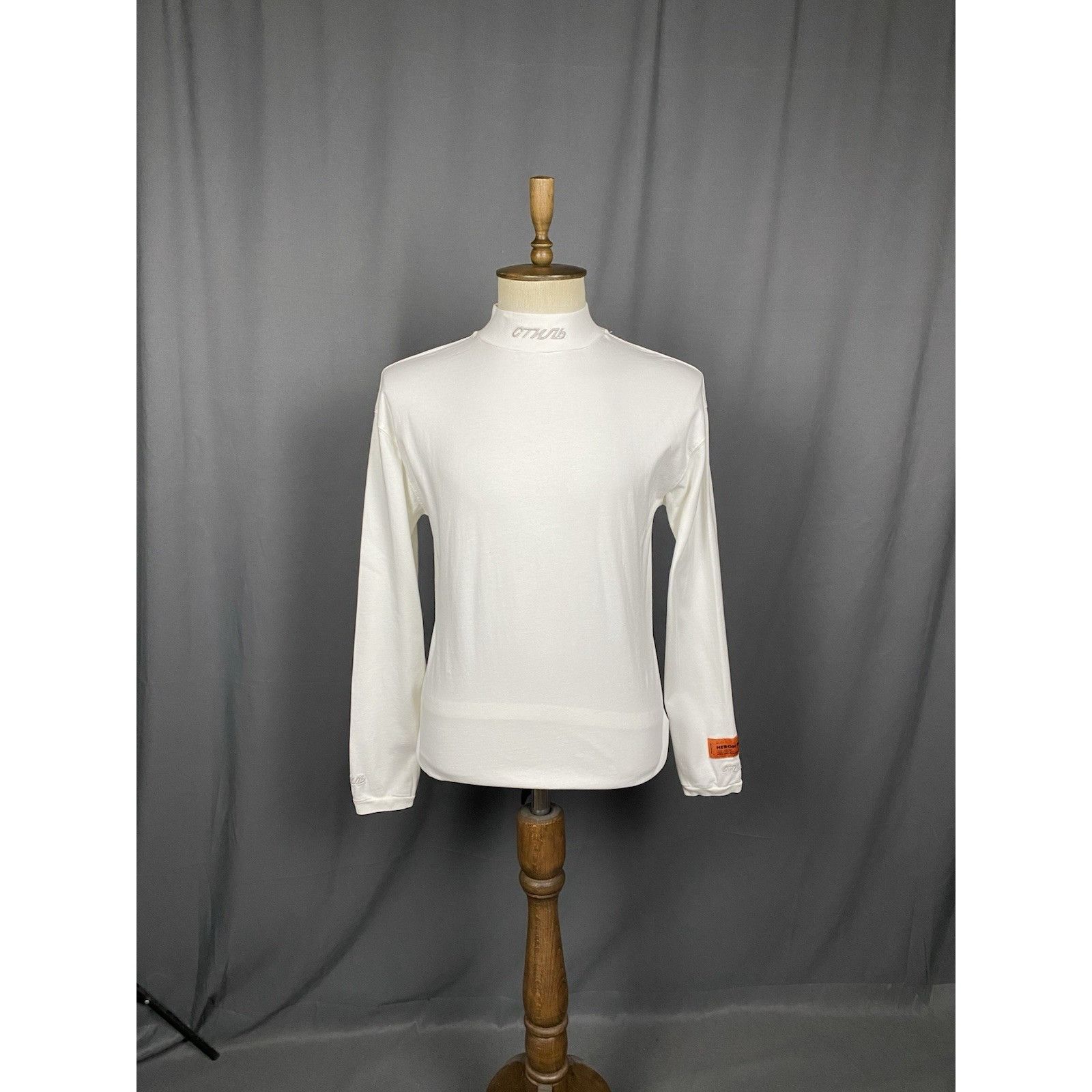 Heron Preston Heron Preston Men's White Oversize Sweater Size S Size US S / EU 44-46 / 1 - 3 Thumbnail