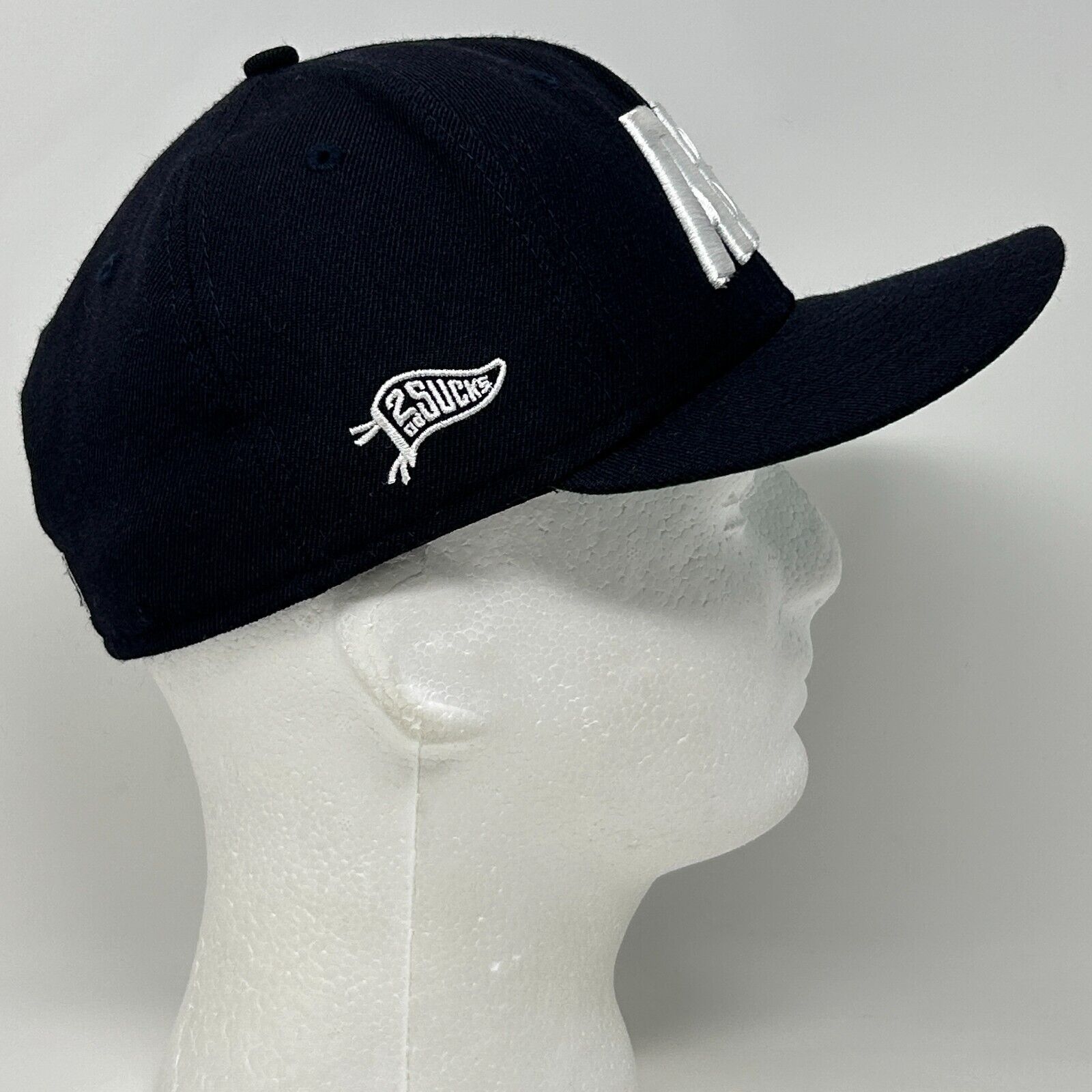 New Era Hall of Fame 2nd Sucks A Number 1 Hat Cap Blue 7 1/4 Size ONE SIZE - 8 Thumbnail