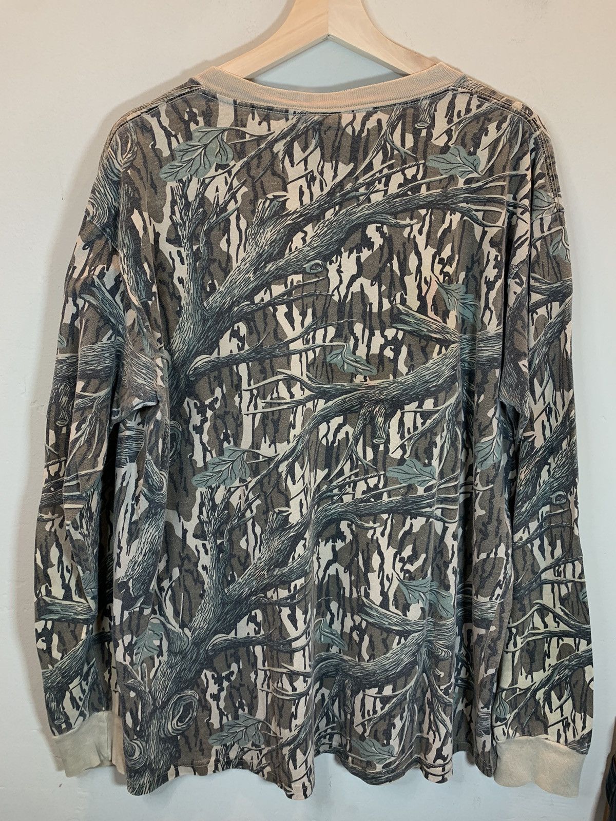 Carhartt *RARE* Vintage 80s Carhartt x Mossy Oak Camo LS Pocket Shirt Size US XL / EU 56 / 4 - 2 Thumbnail