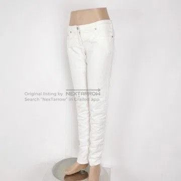 Dior Dior White High-Waist Slim-Fit Pants. Size 30" / US 8 / IT 44 - 4 Thumbnail