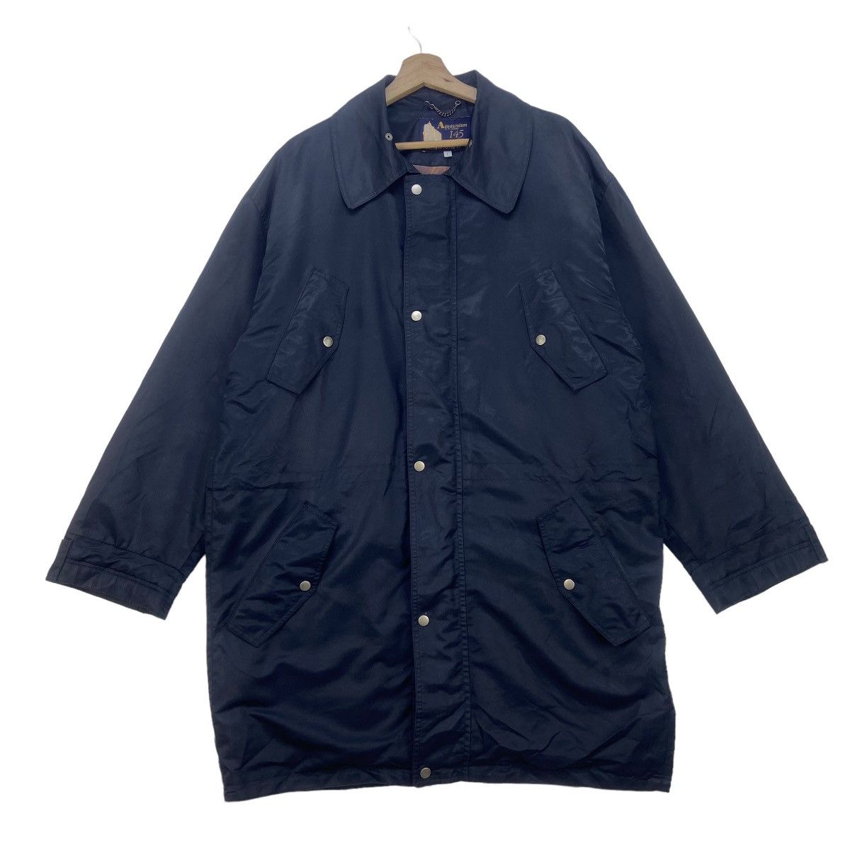 image of Made In England Aquascutum Of London 145 Years Nylon Parkas in Black, Men's (Size Large)