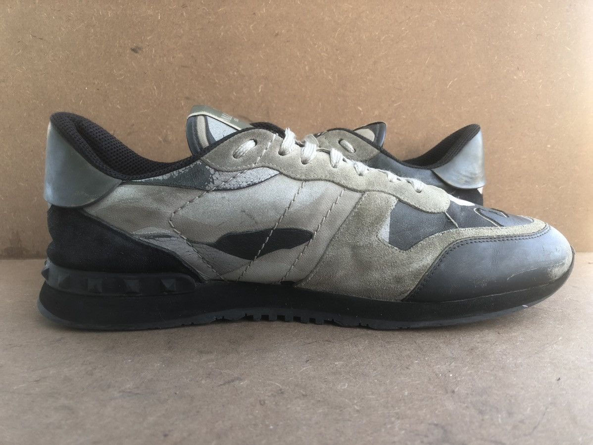 Valentino Valentino Garavani Grey Leather Men’s Sneakers Size 45 Size US 11 / EU 44 - 5 Thumbnail