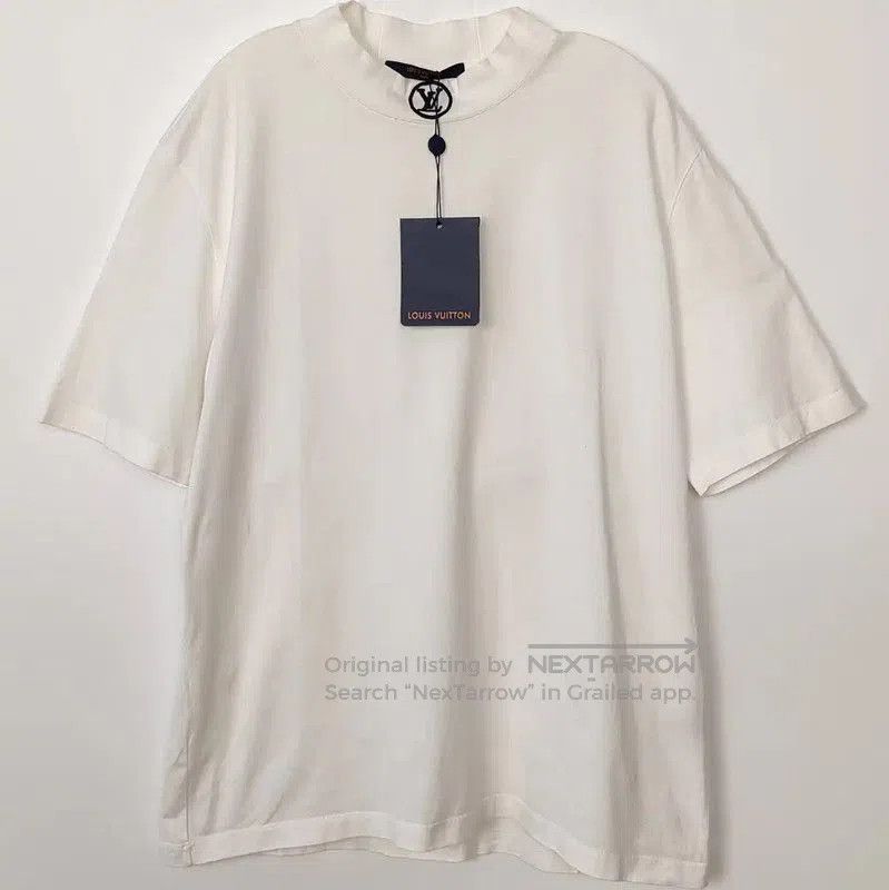 Louis Vuitton Louis Vuitton White Cotton Men's T-Shirt . Size US M / EU 48-50 / 2 - 1 Thumbnail